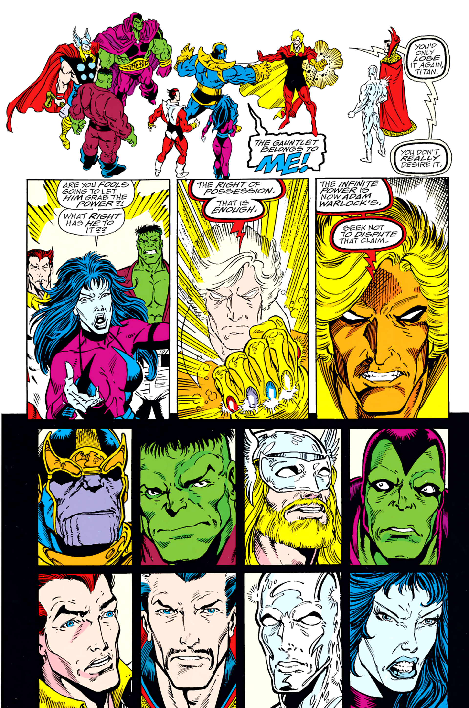 Read online Infinity Gauntlet (1991) comic -  Issue #6 - 28
