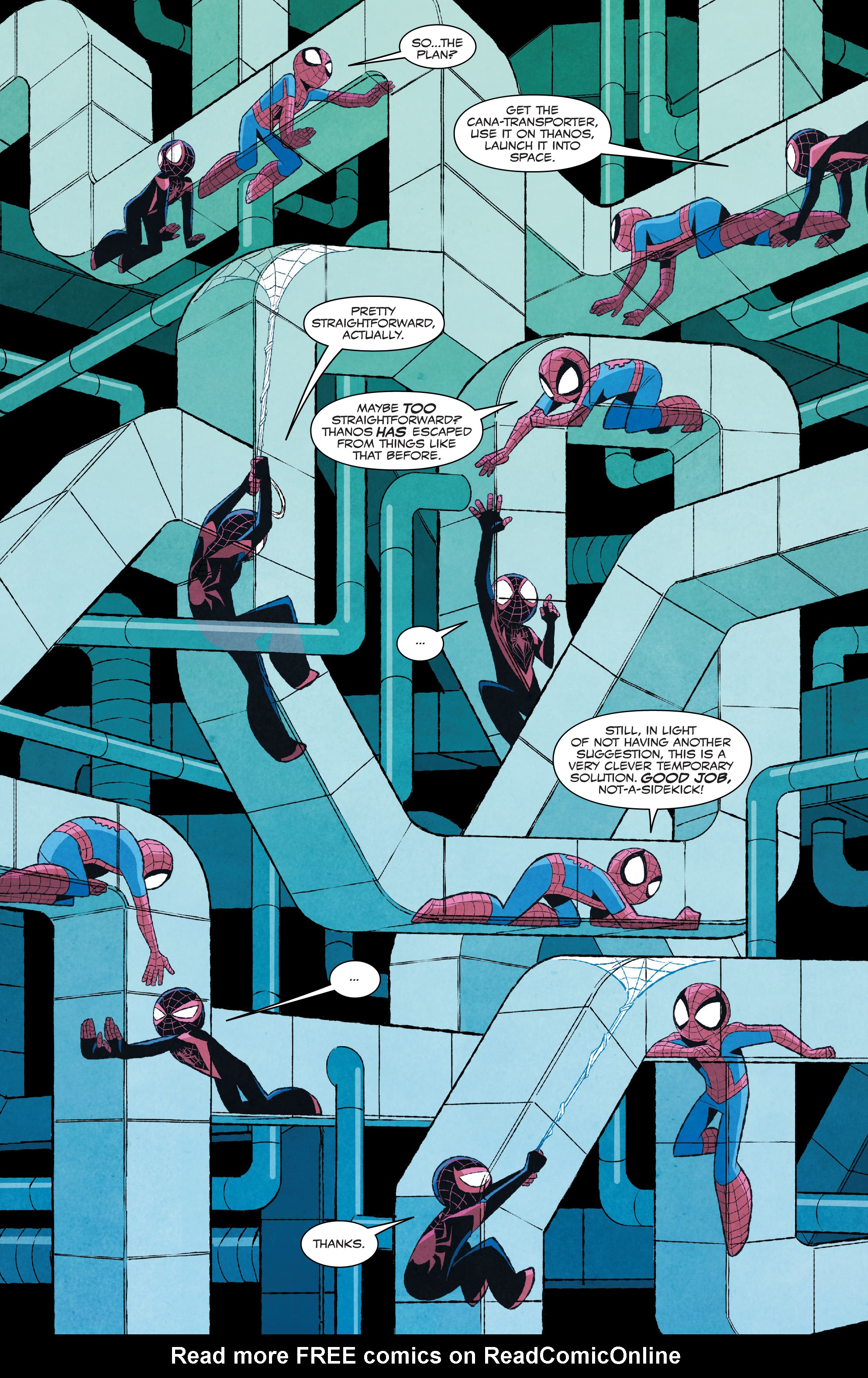 Read online Peter Parker And Miles Morales Spider-Men Double Trouble comic -  Issue #4 - 10