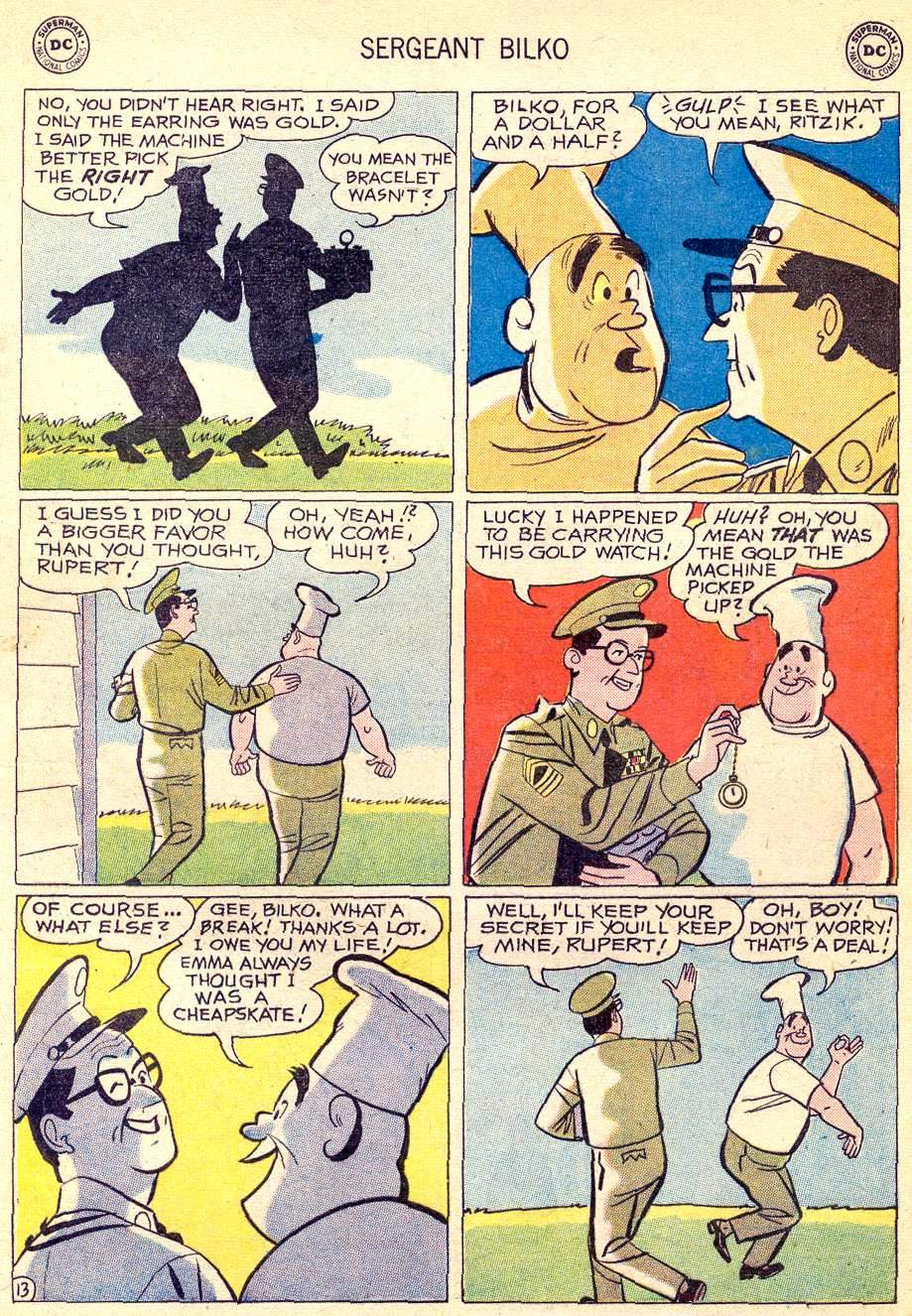 Read online Sergeant Bilko comic -  Issue #15 - 17