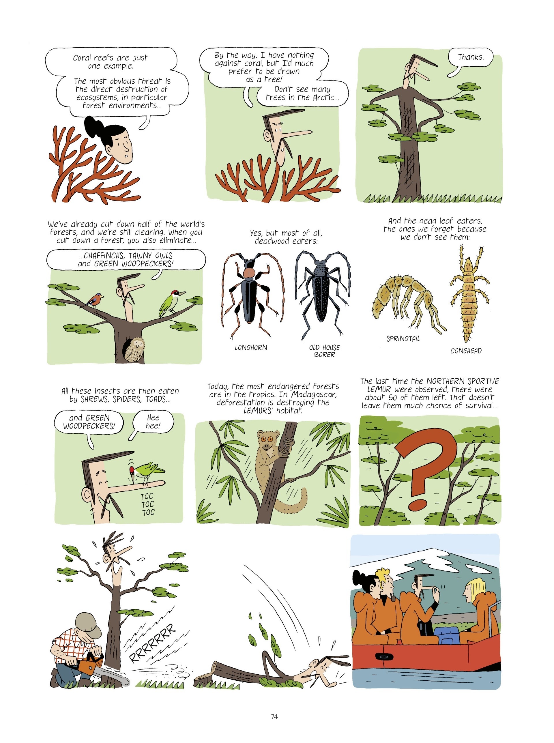 Read online Extinctions: Twilight of the Species comic -  Issue # TPB - 74