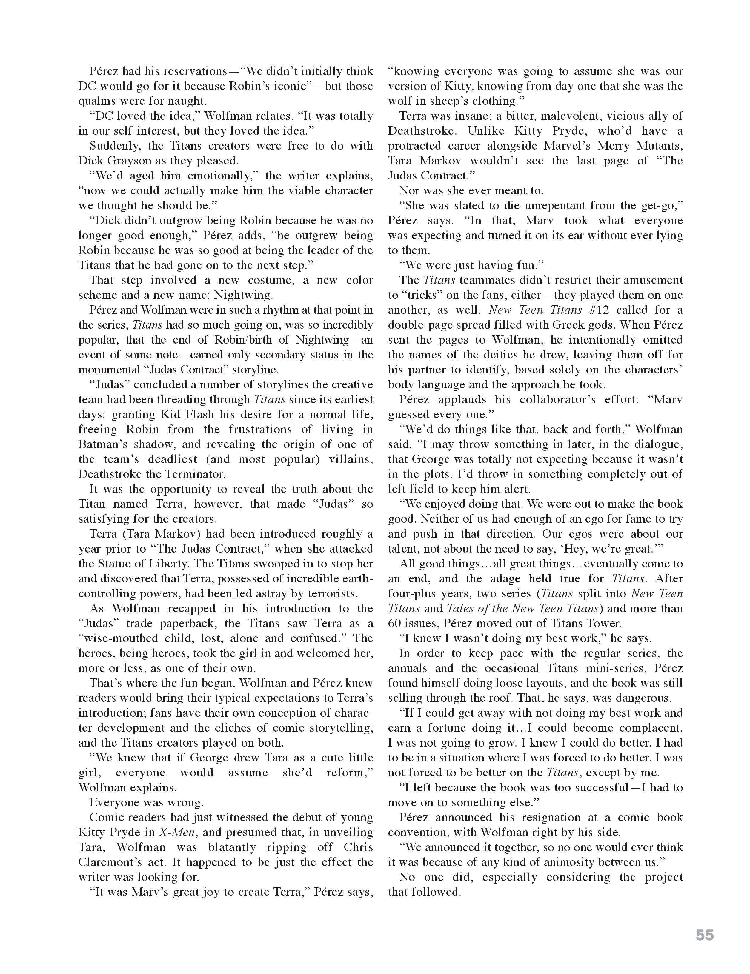 Read online George Perez Storyteller comic -  Issue # TPB 2 (Part 1) - 50