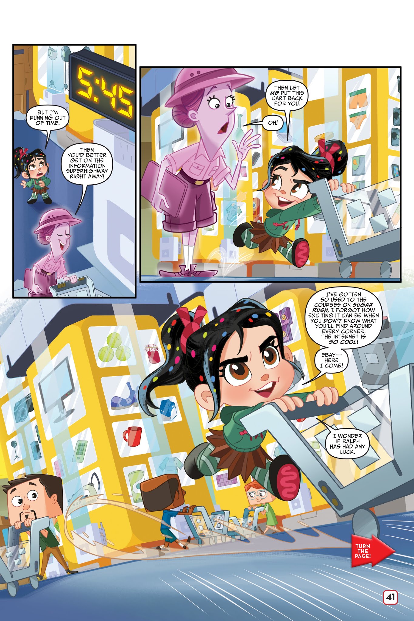 Read online Disney Ralph Breaks the Internet: Click Start- Select-Your-Story Adventure comic -  Issue # Full - 39