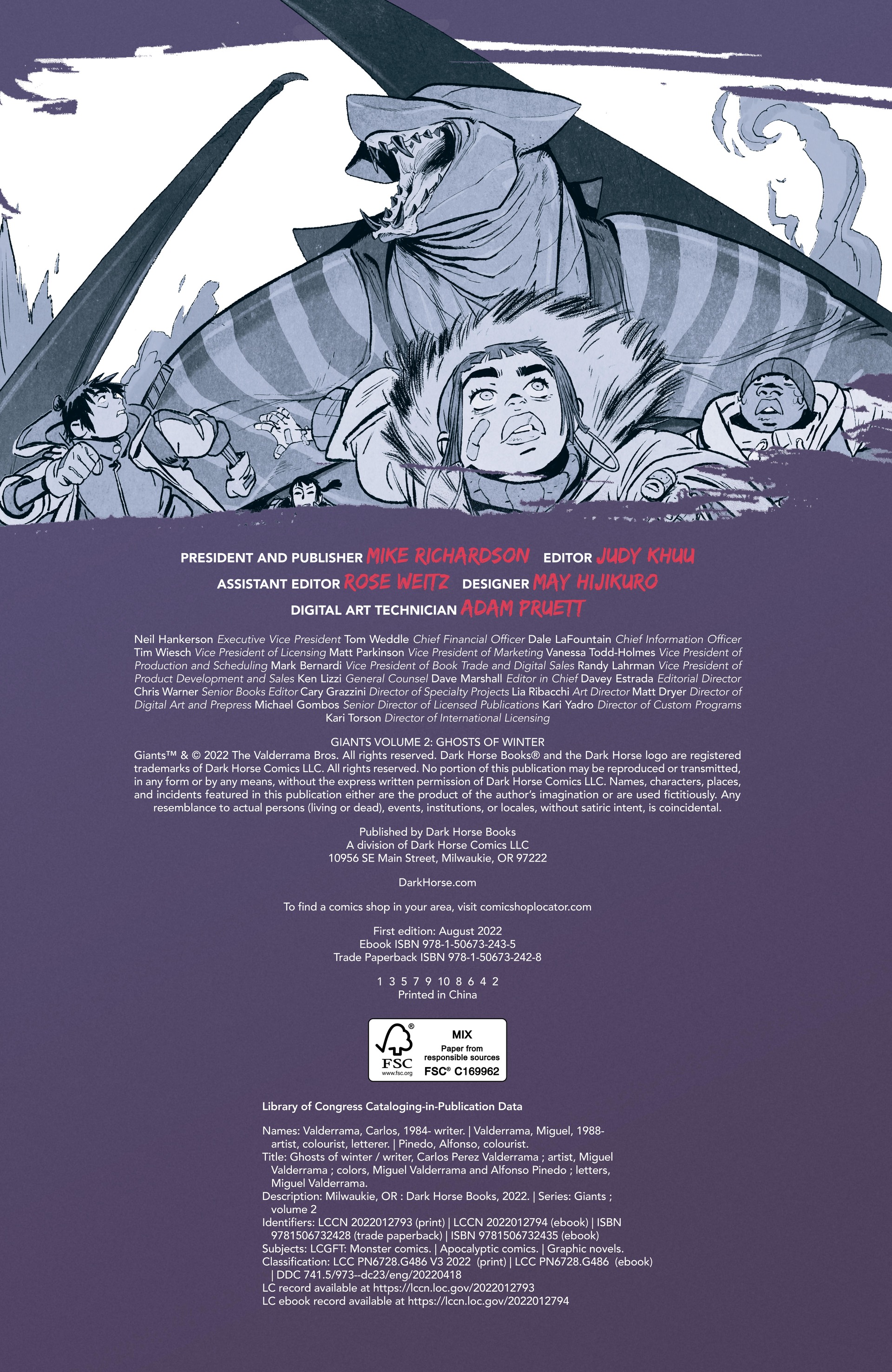 Read online Giants: Ghosts of Winter comic -  Issue # TPB - 5