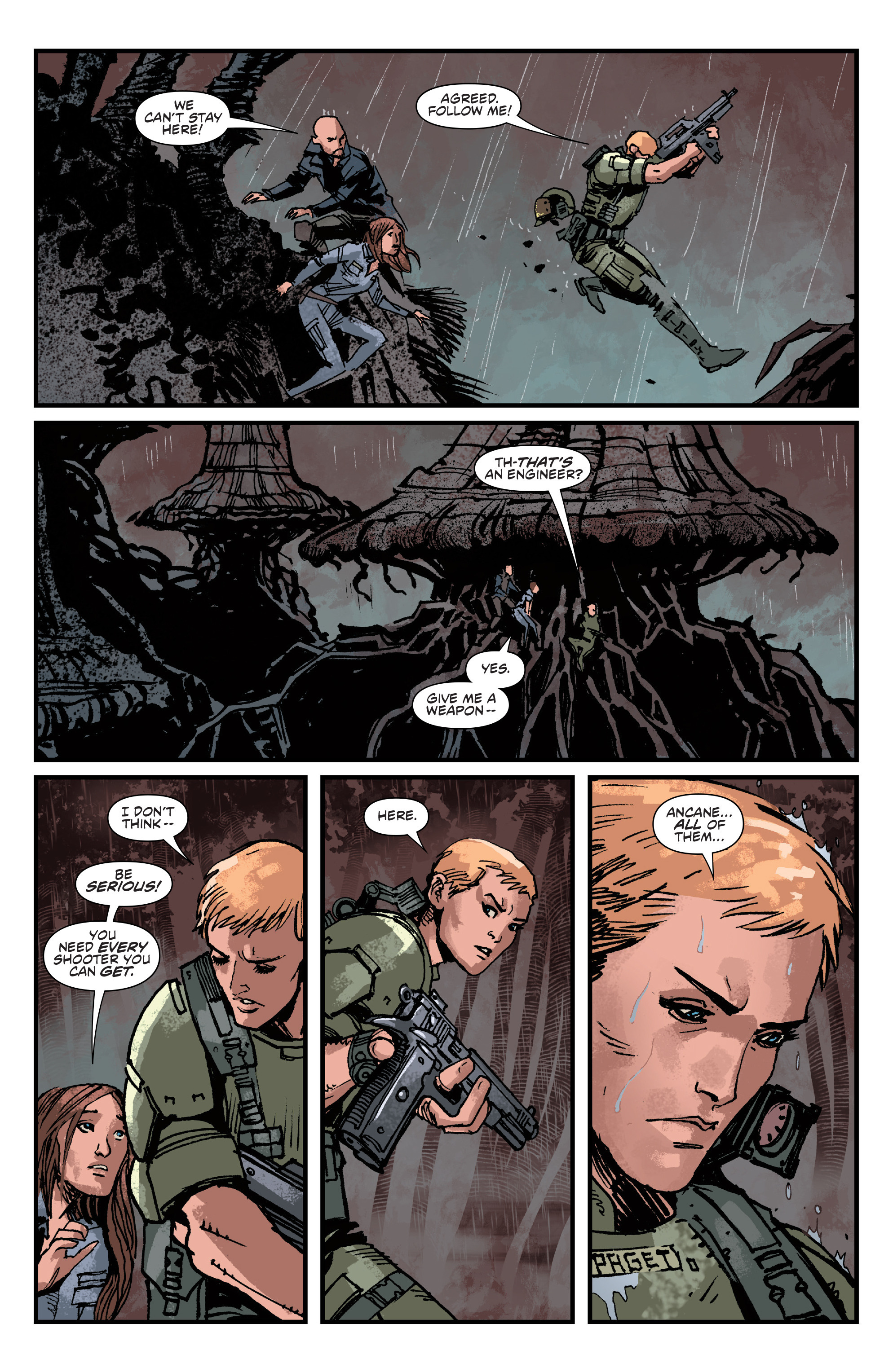 Read online Aliens: Life And Death comic -  Issue #4 - 9