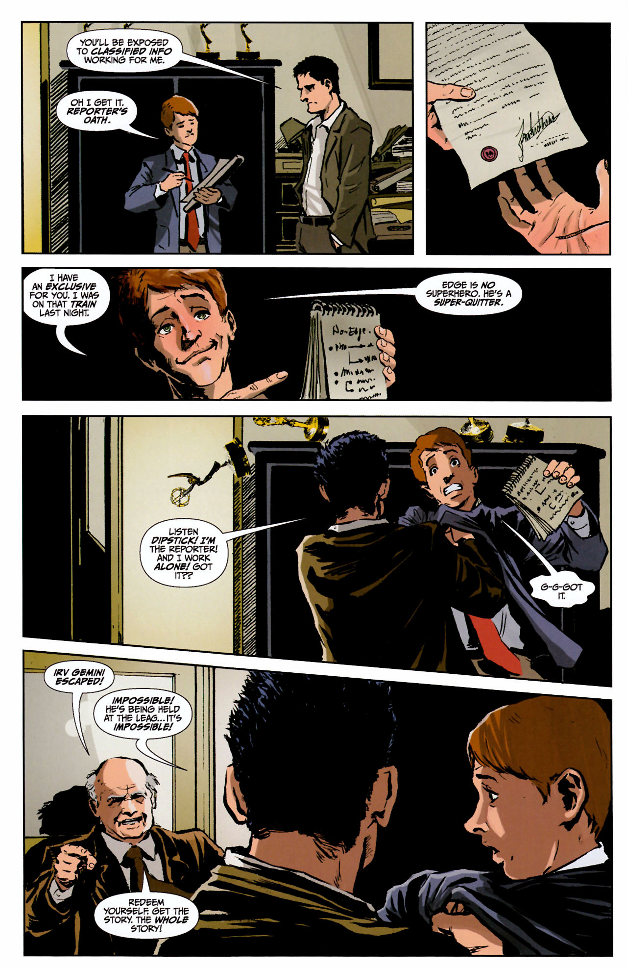 Read online Caped comic -  Issue #1 - 11