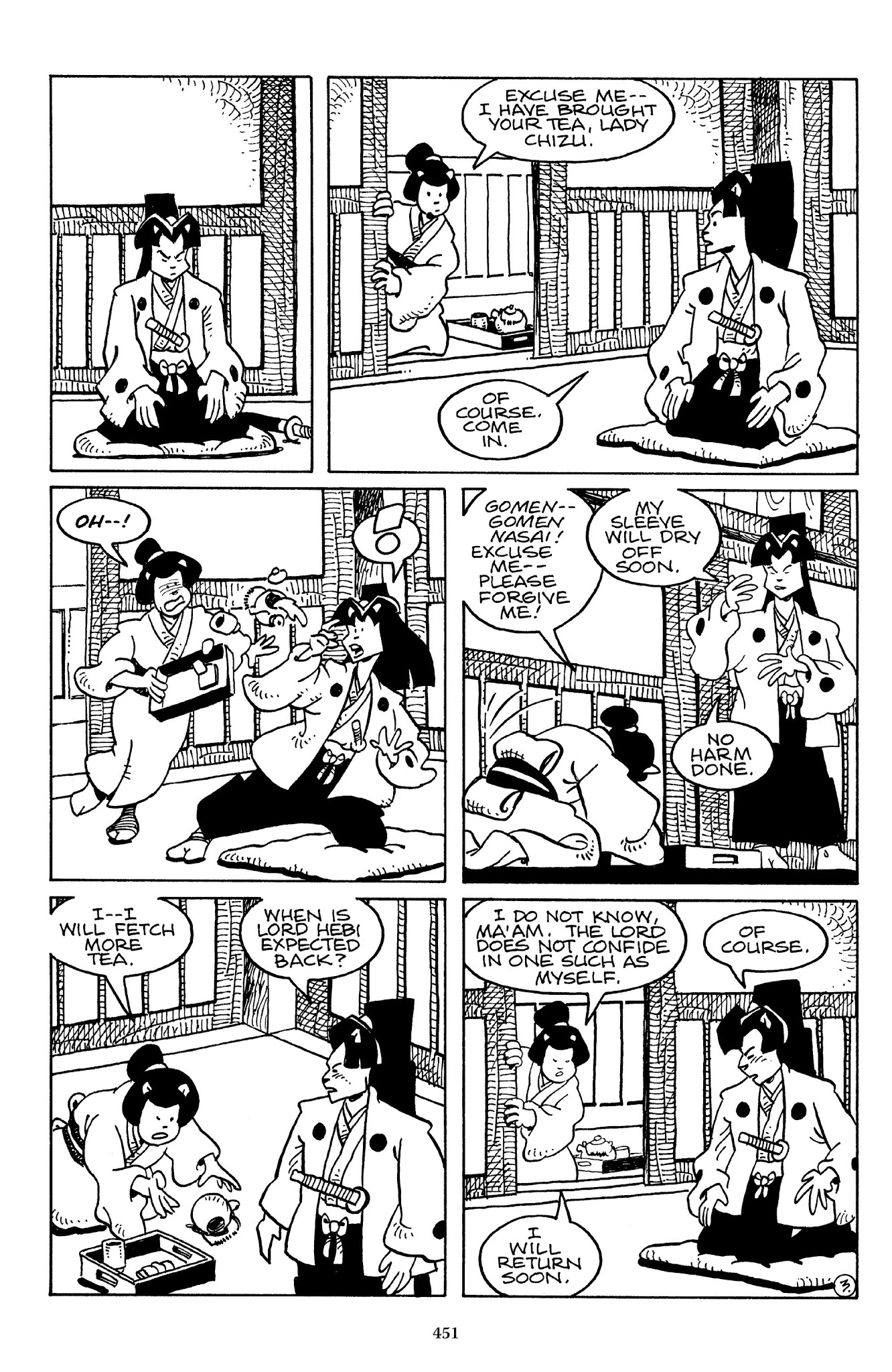 Read online The Usagi Yojimbo Saga comic -  Issue # TPB 3 - 447