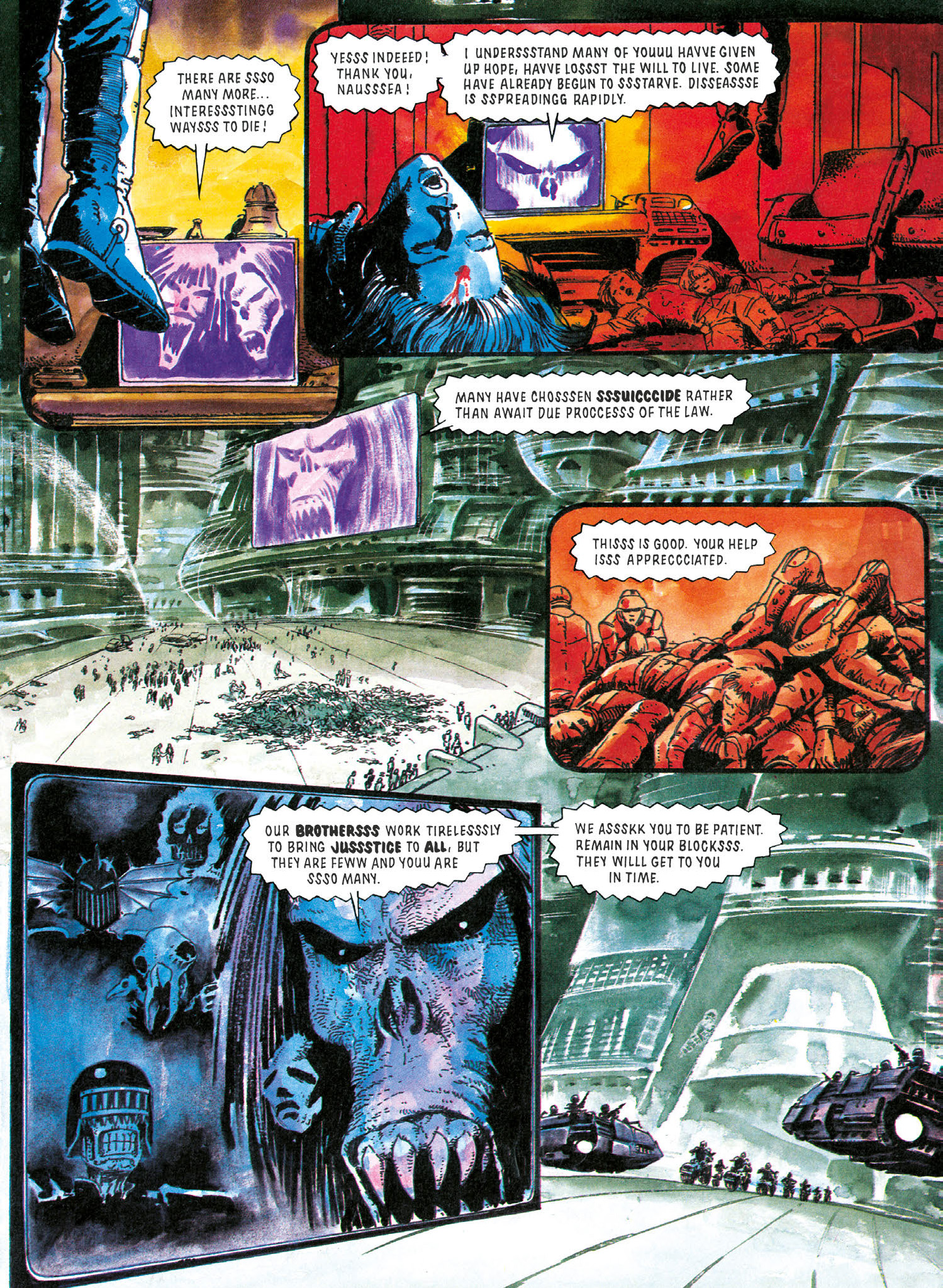 Read online Essential Judge Dredd: Necropolis comic -  Issue # TPB (Part 2) - 36