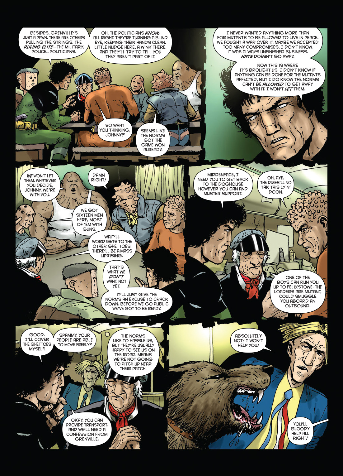 Read online Strontium Dog: The Life and Death of Johnny Alpha: Dogs of War comic -  Issue # TPB - 20