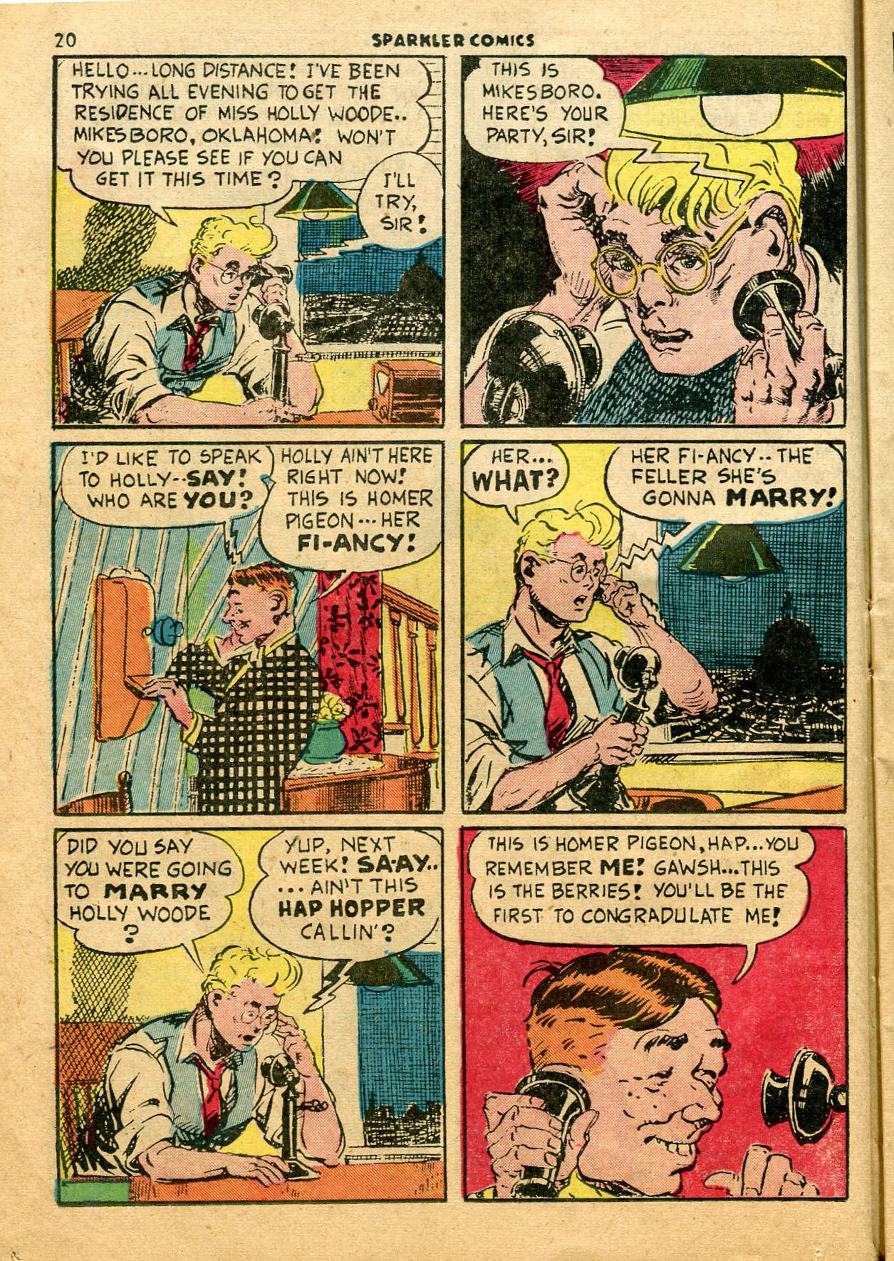 Read online Sparkler Comics comic -  Issue #23 - 22