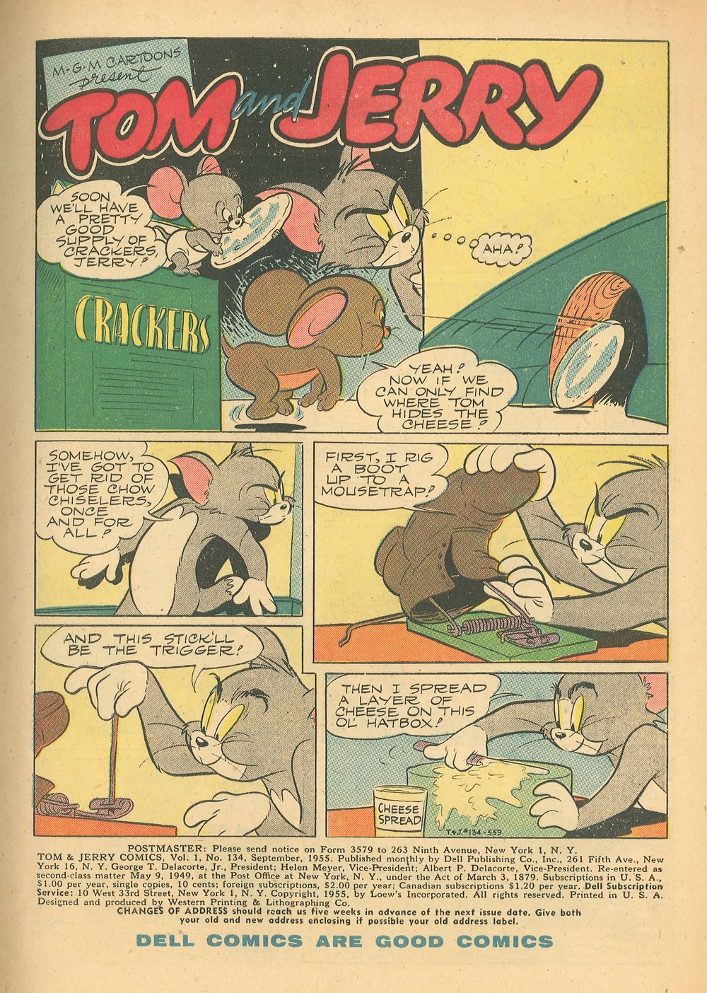 Read online Tom & Jerry Comics comic -  Issue #134 - 3