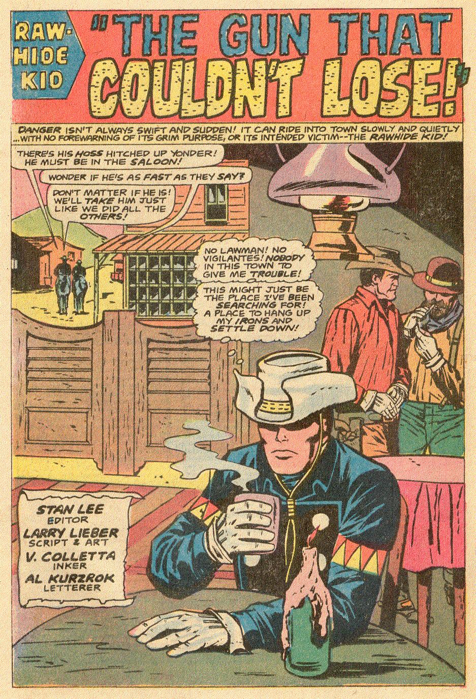 Read online The Rawhide Kid comic -  Issue #104 - 16