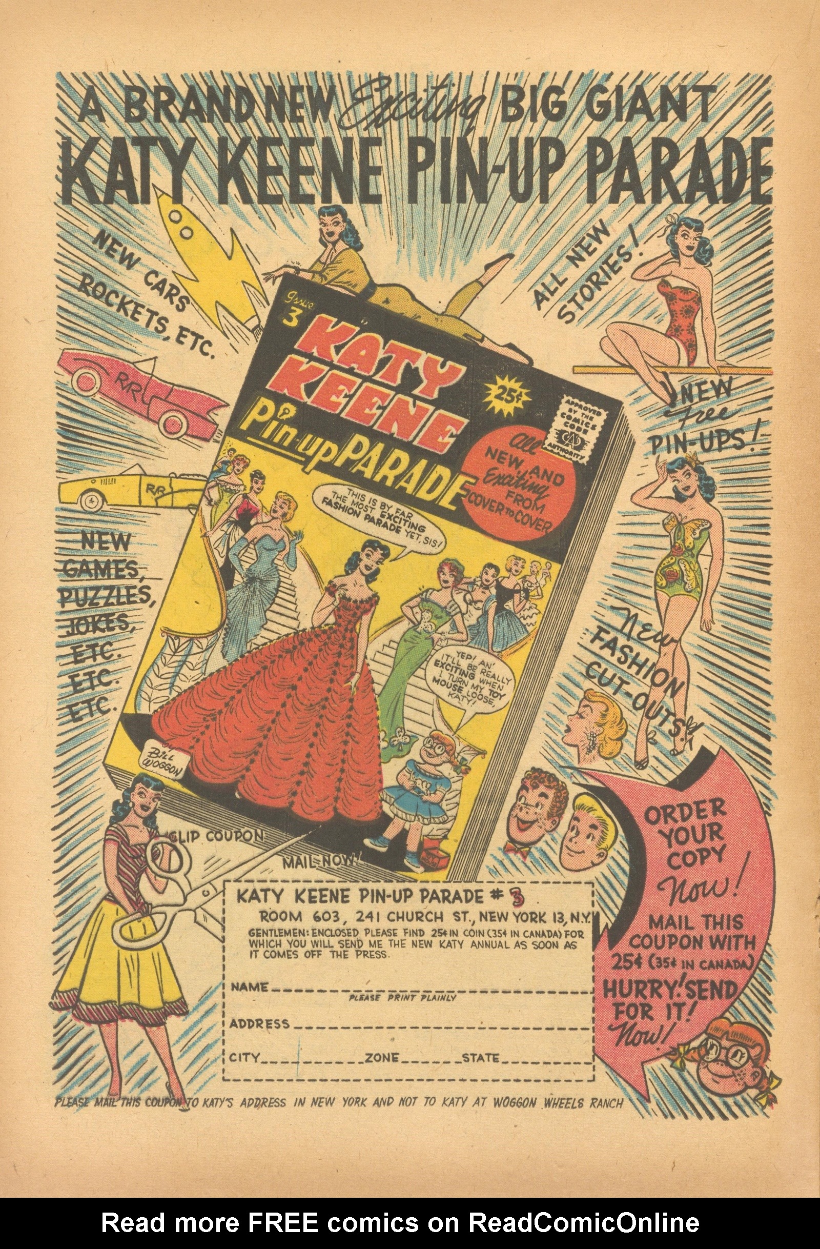 Read online Katy Keene (1949) comic -  Issue #33 - 20