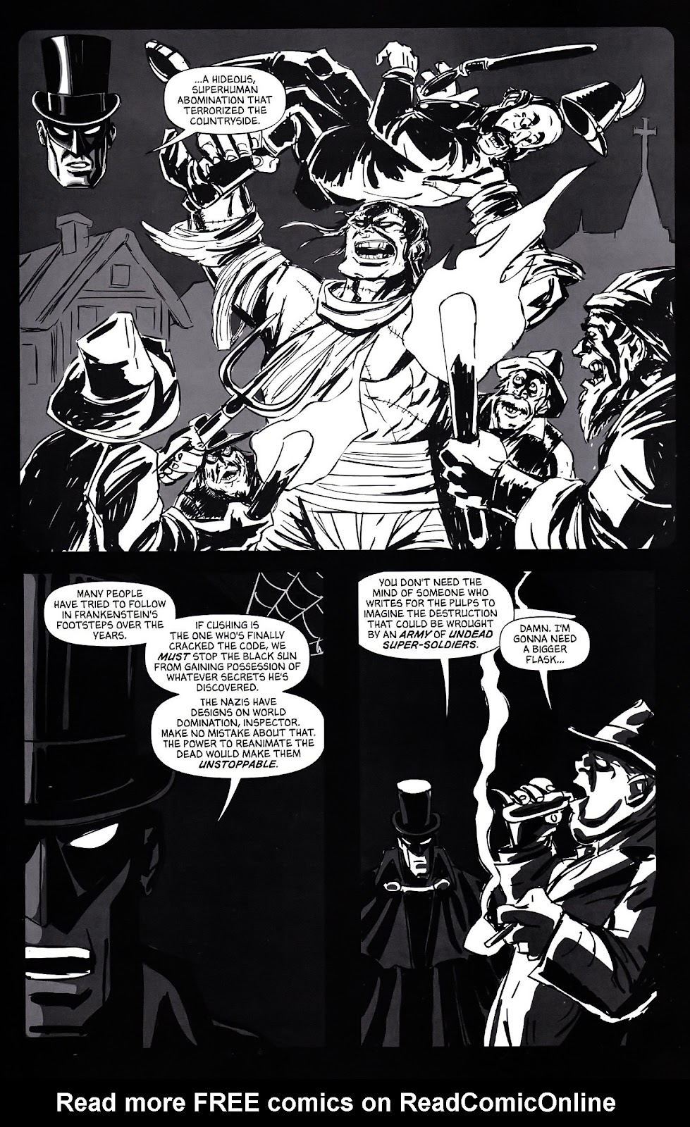 Return of the Monsters: Phantom Detective vs Frankenstein issue Full - Page 17