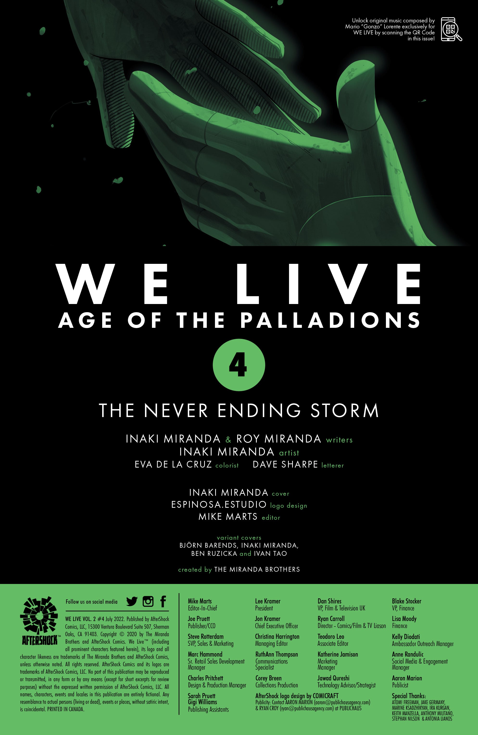 Read online We Live: Age of the Palladions comic -  Issue #4 - 2