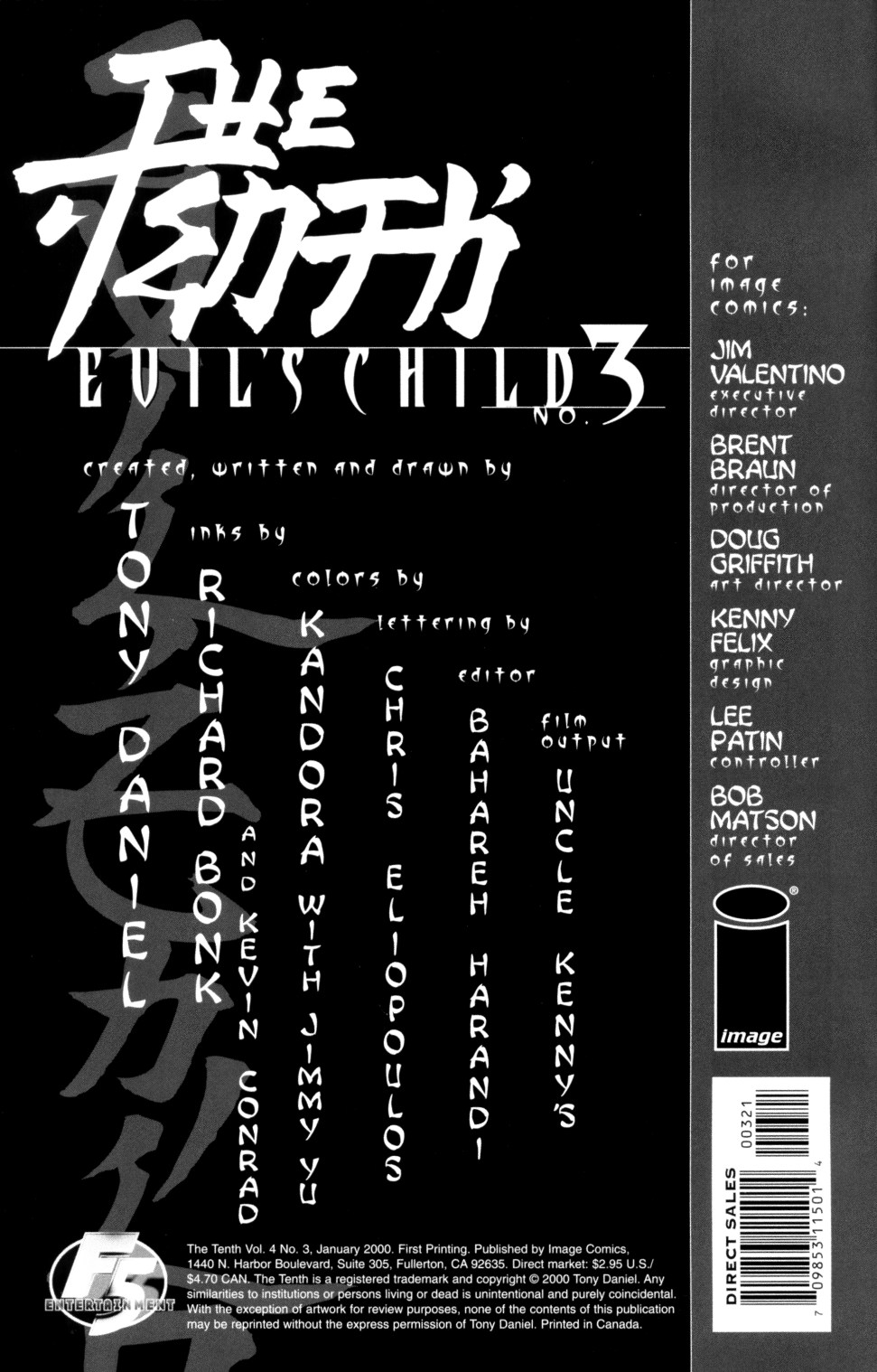 Read online The Tenth: Evil's Child comic -  Issue #3 - 2