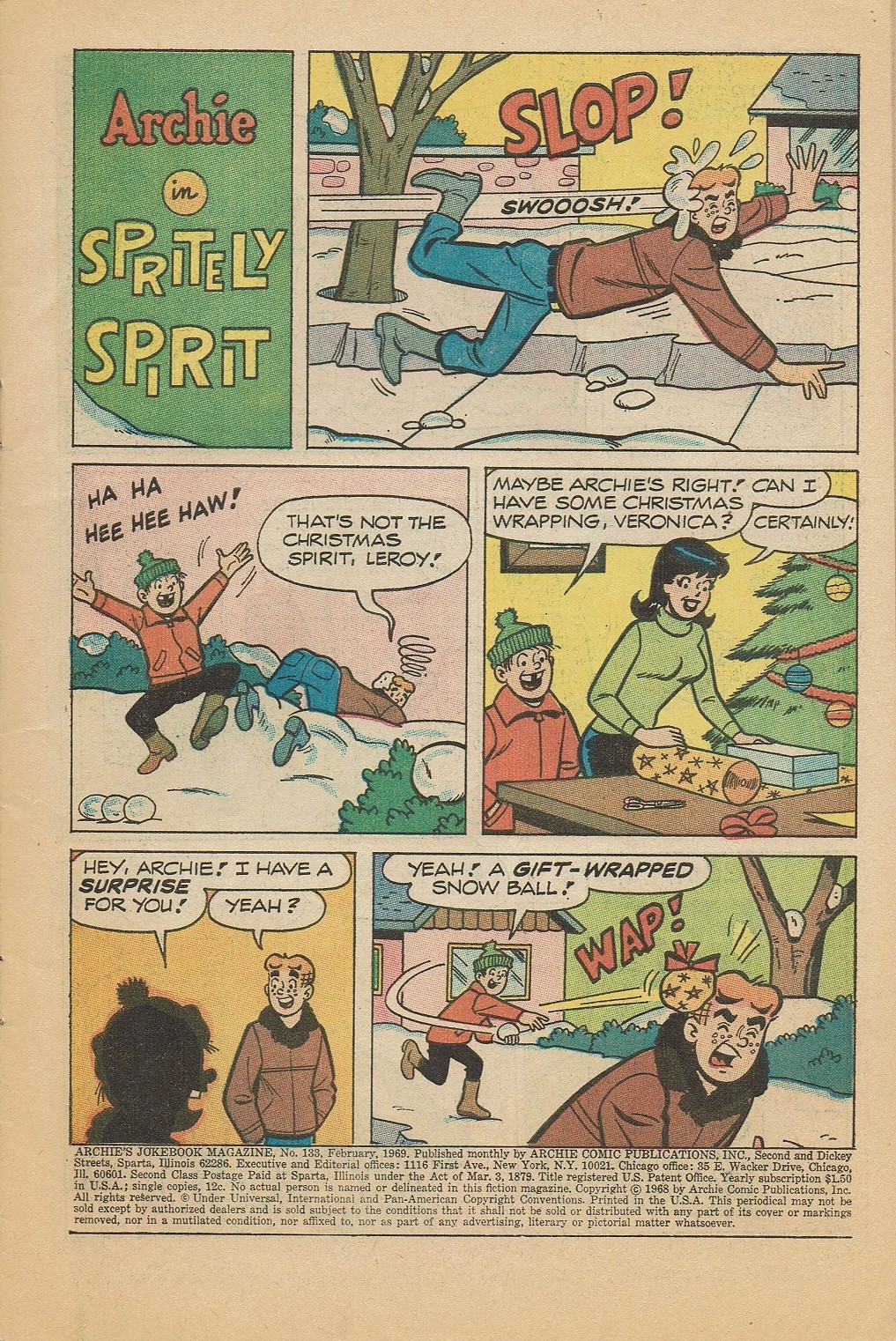 Read online Archie's Joke Book Magazine comic -  Issue #133 - 3
