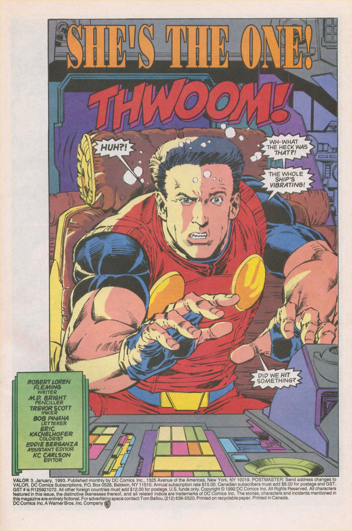 Read online Valor (1992) comic -  Issue #3 - 2