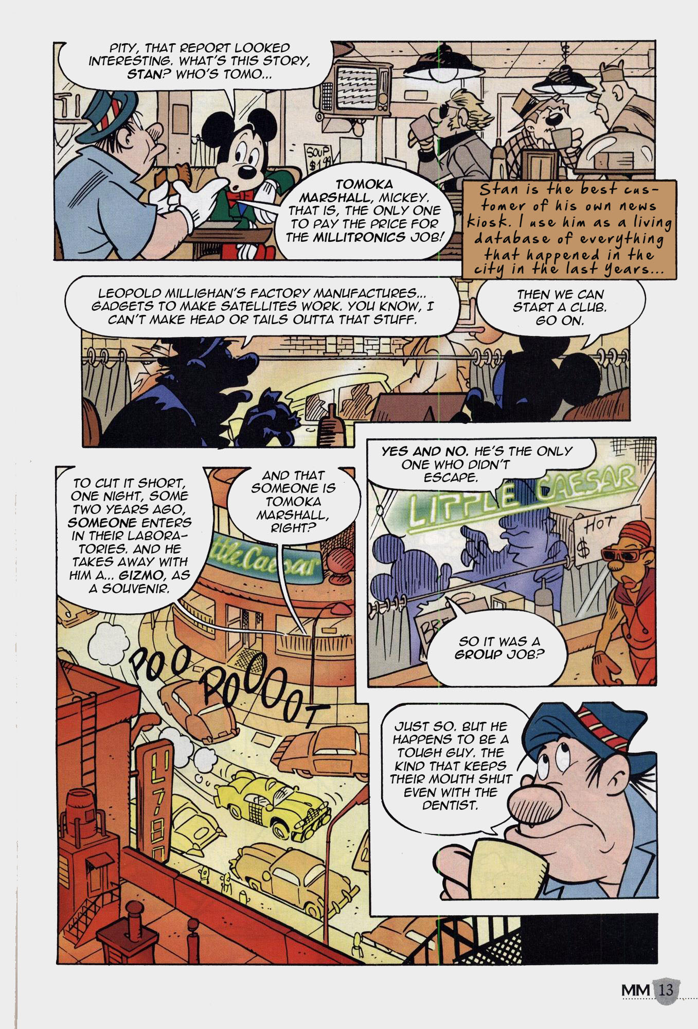Read online Mickey Mouse Mystery Magazine comic -  Issue #1 - 13