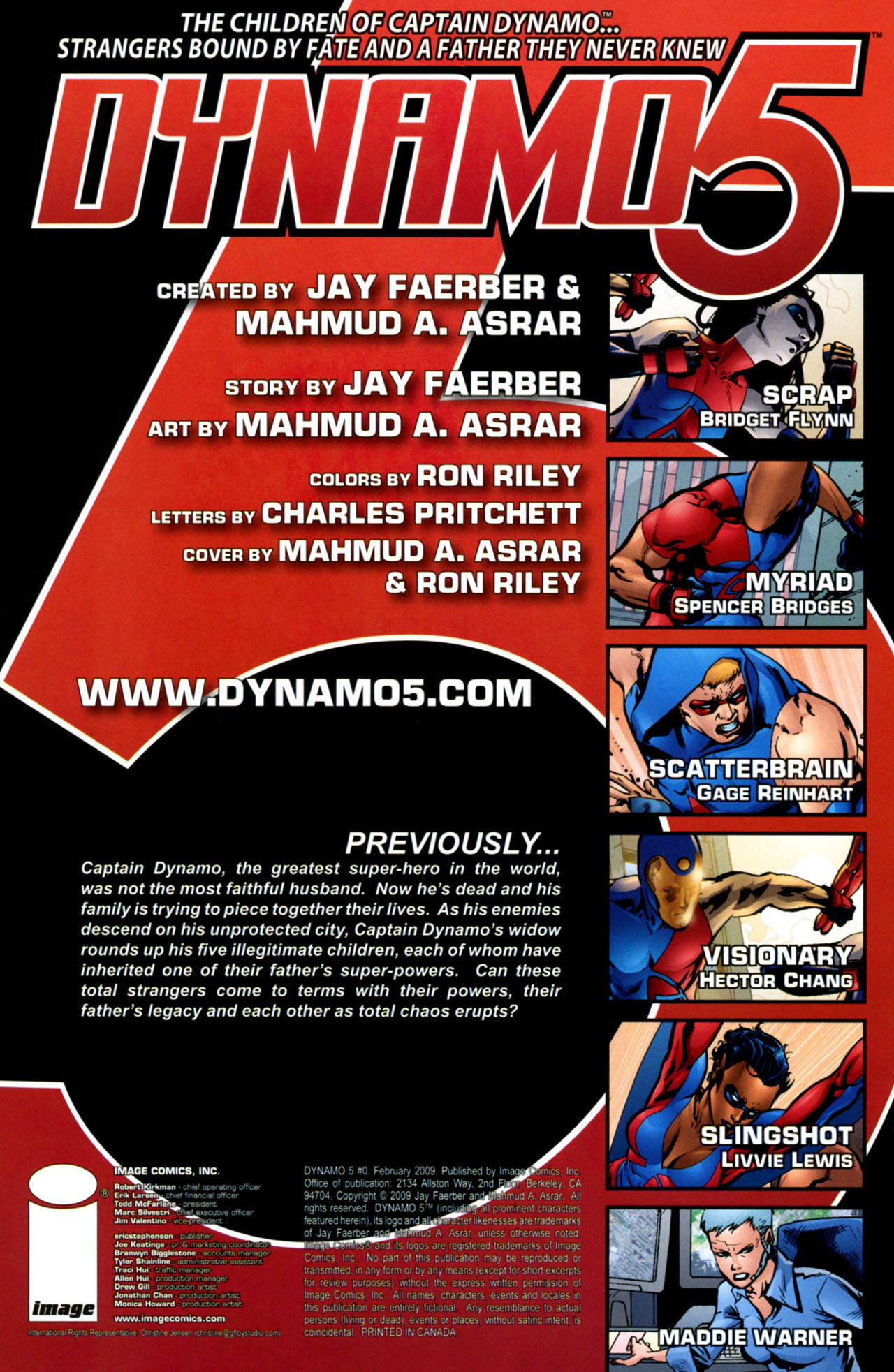 Read online Dynamo 5 comic -  Issue #0 - 2