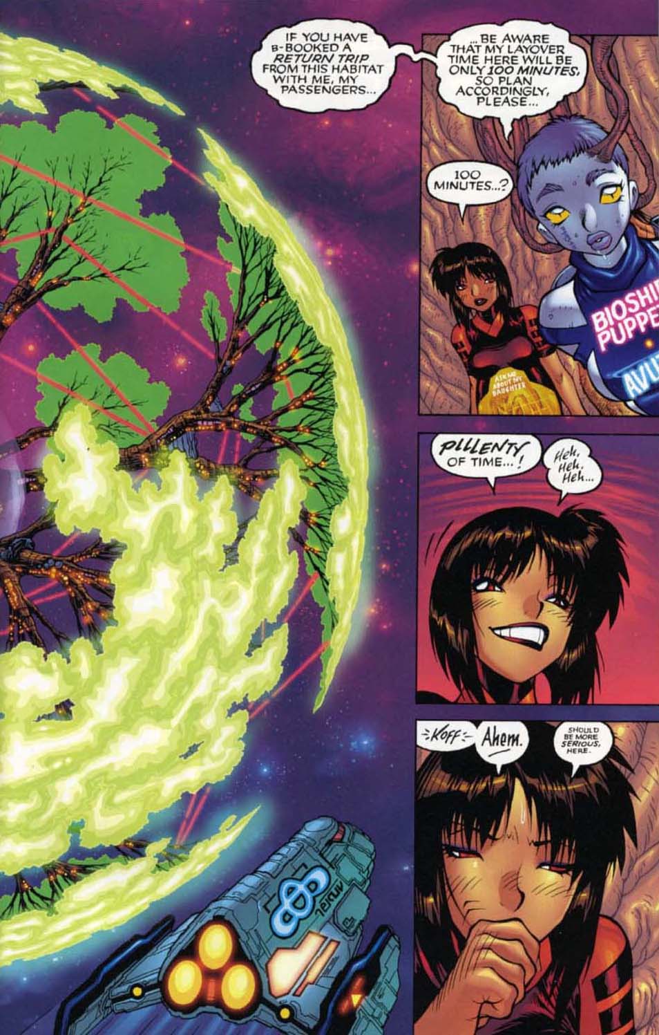 Read online Dirty Pair: Run From the Future comic -  Issue #1 - 7