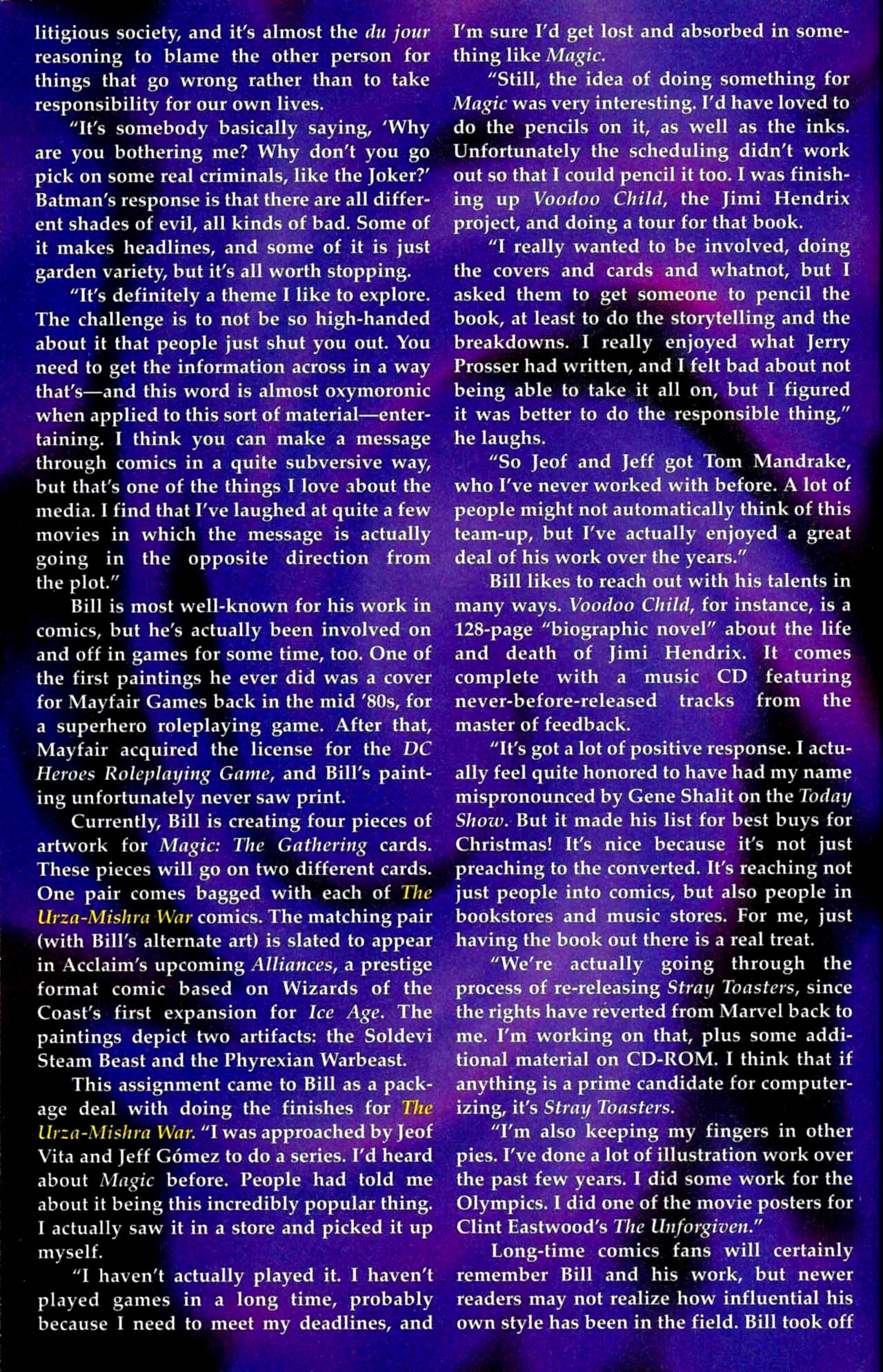 Read online Urza-Mishra War on the World of Magic: The Gathering comic -  Issue #1 - 57