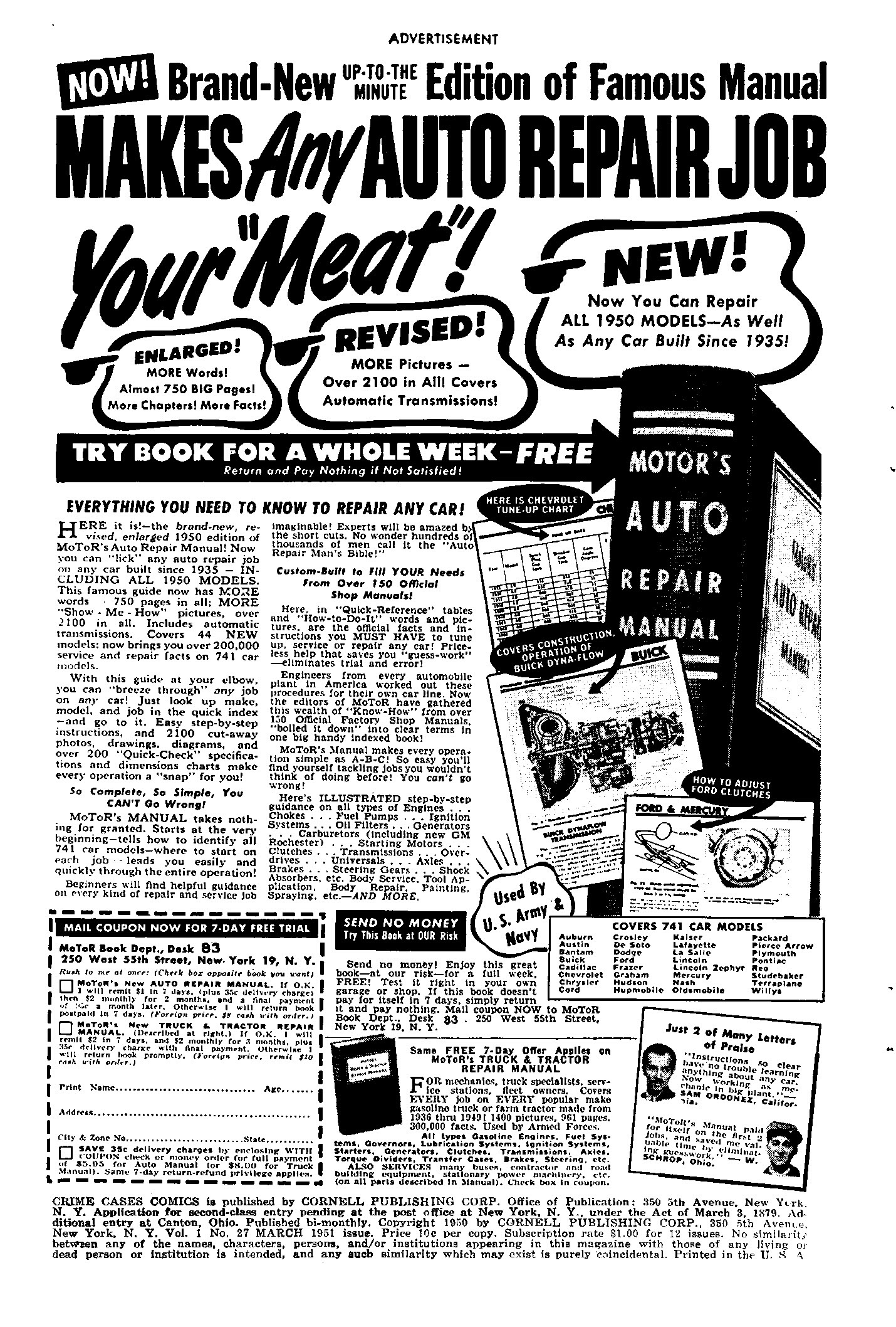 Read online Crime Cases Comics (1950) comic -  Issue #27 - 2