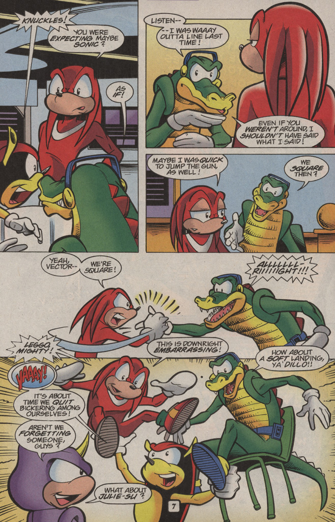 Read online Knuckles the Echidna comic -  Issue #28 - 12