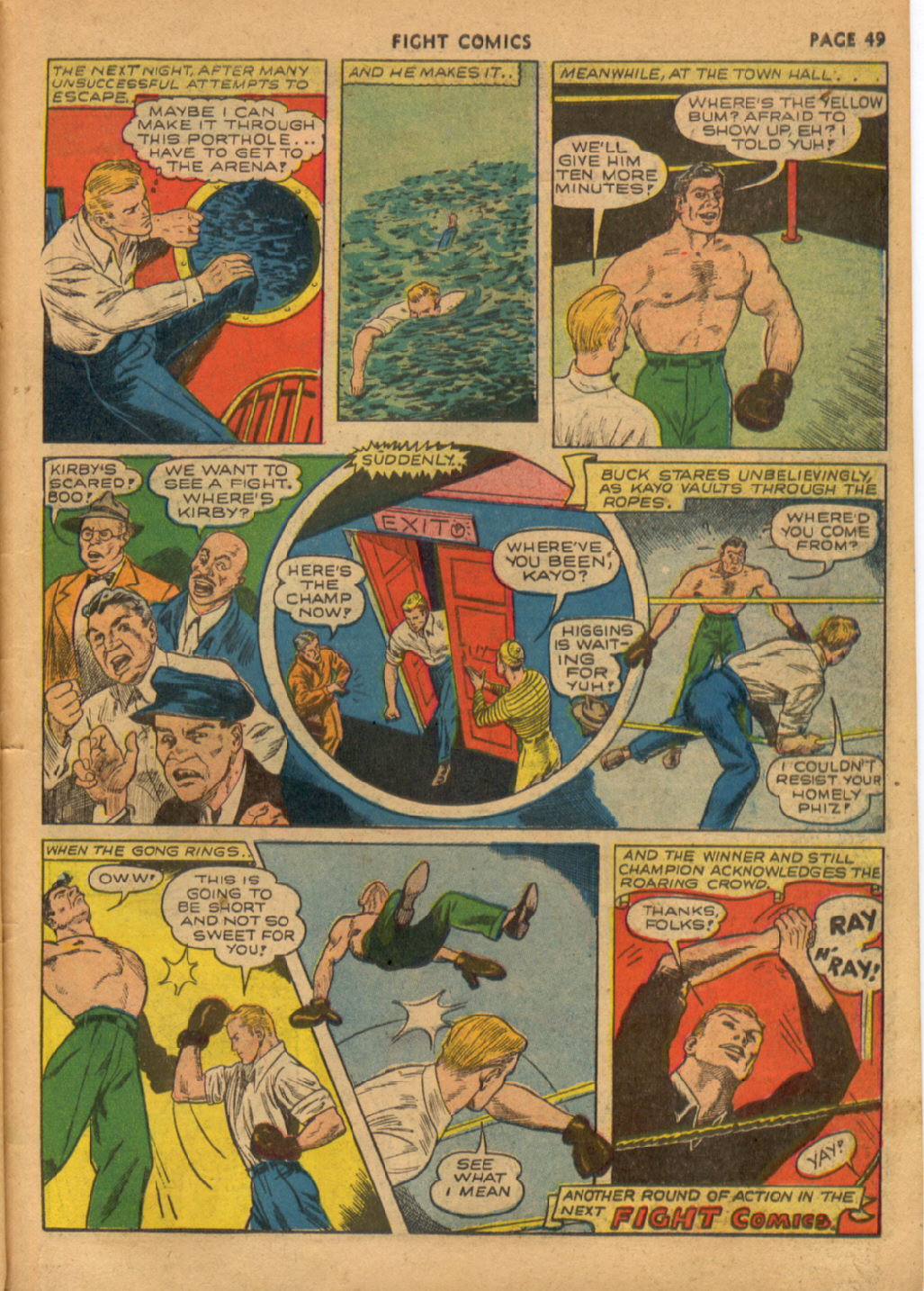 Read online Fight Comics comic -  Issue #19 - 51