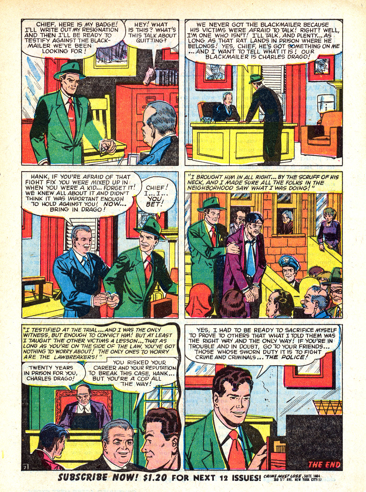 Read online Crime Must Lose comic -  Issue #8 - 9