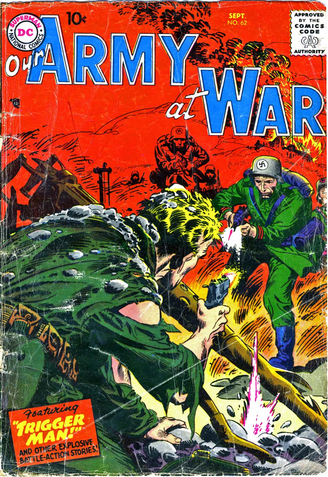 Read online Our Army at War (1952) comic -  Issue #62 - 1