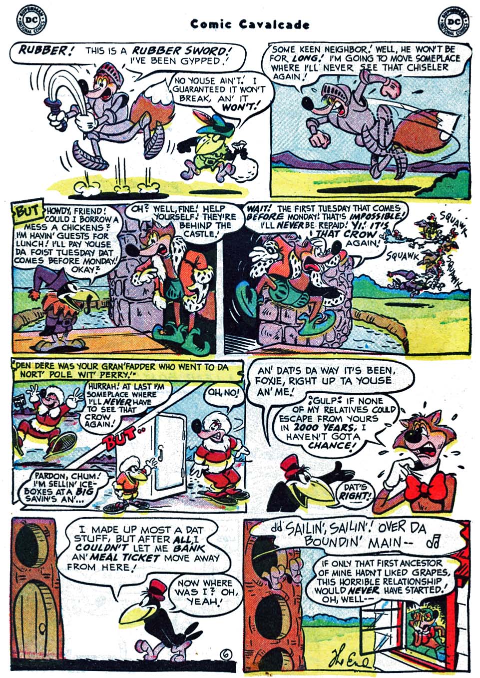 Read online Comic Cavalcade comic -  Issue #60 - 8
