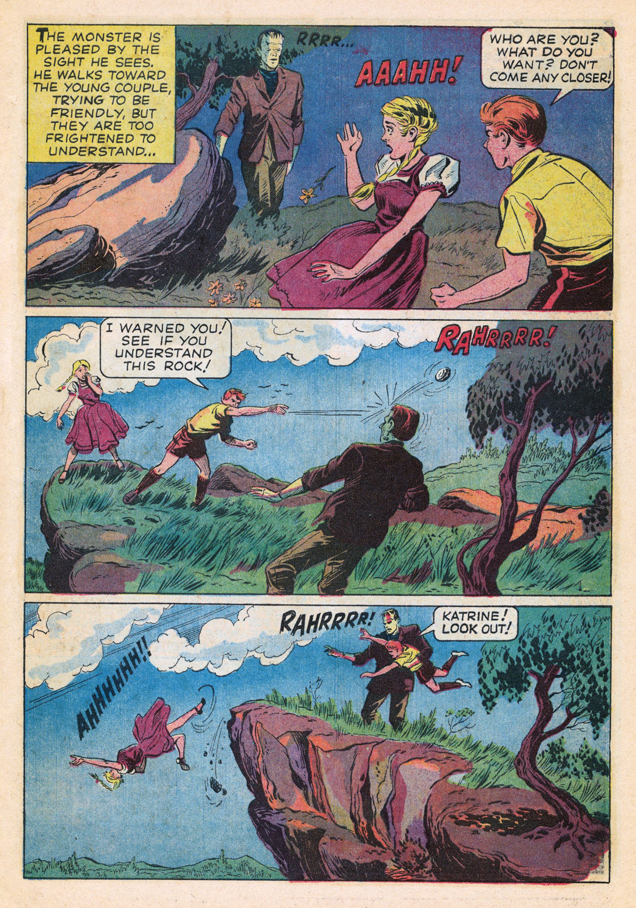 Read online Frankenstein (1964) comic -  Issue #1 - 11