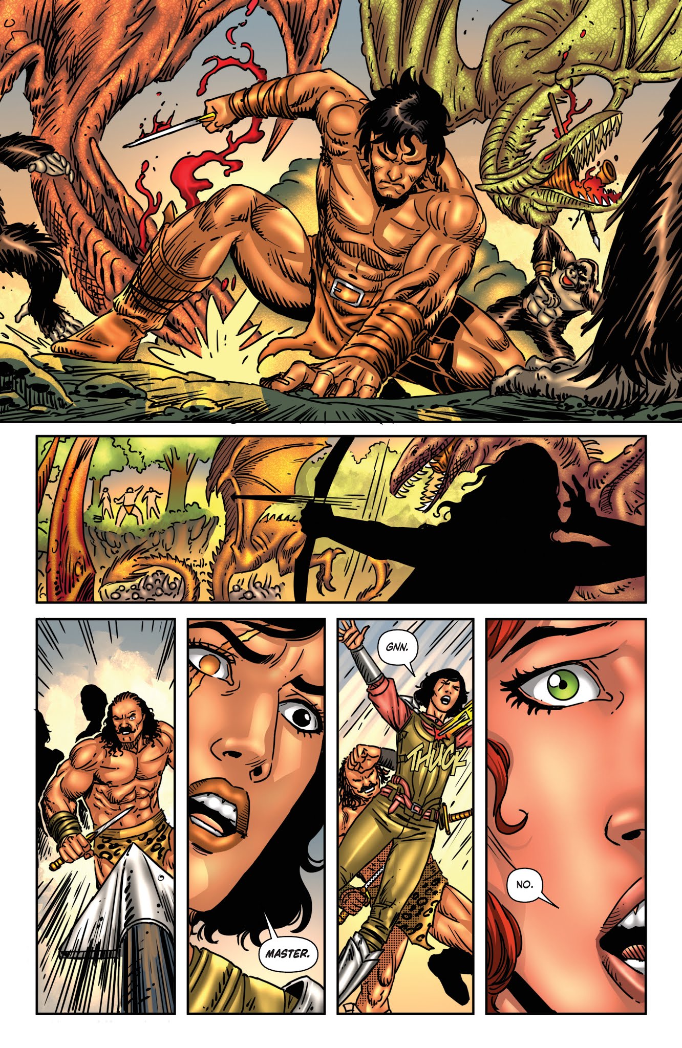 Read online Red Sonja/Tarzan comic -  Issue #6 - 18