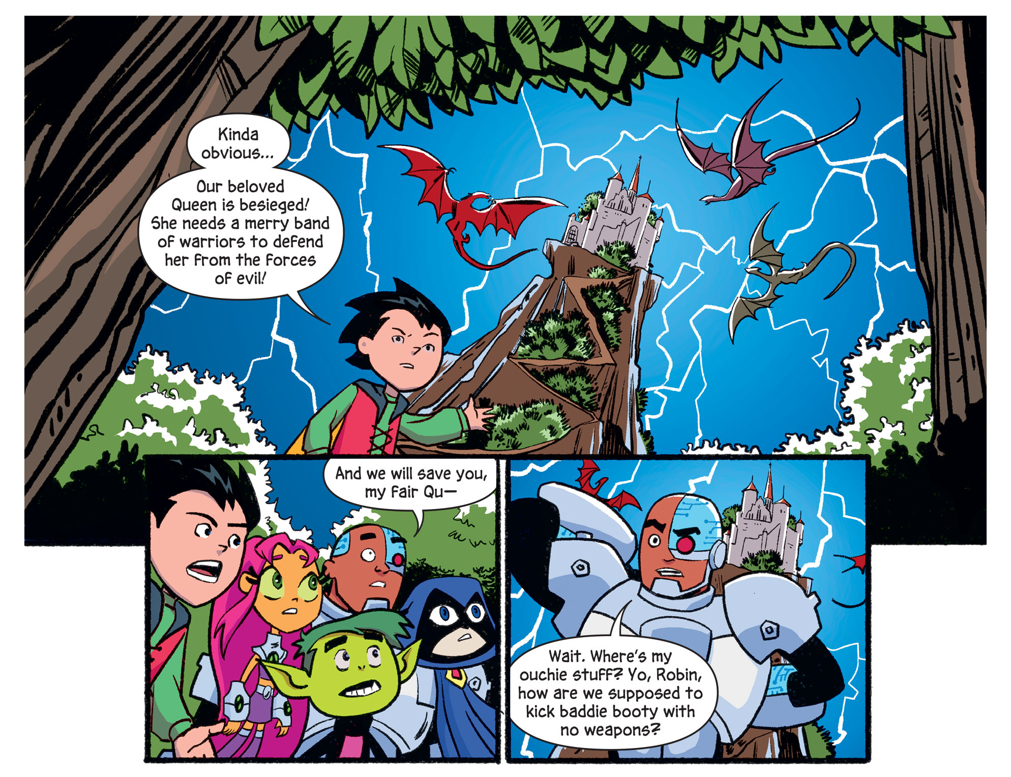 Read online Teen Titans Go! Roll With It! comic -  Issue #2 - 10