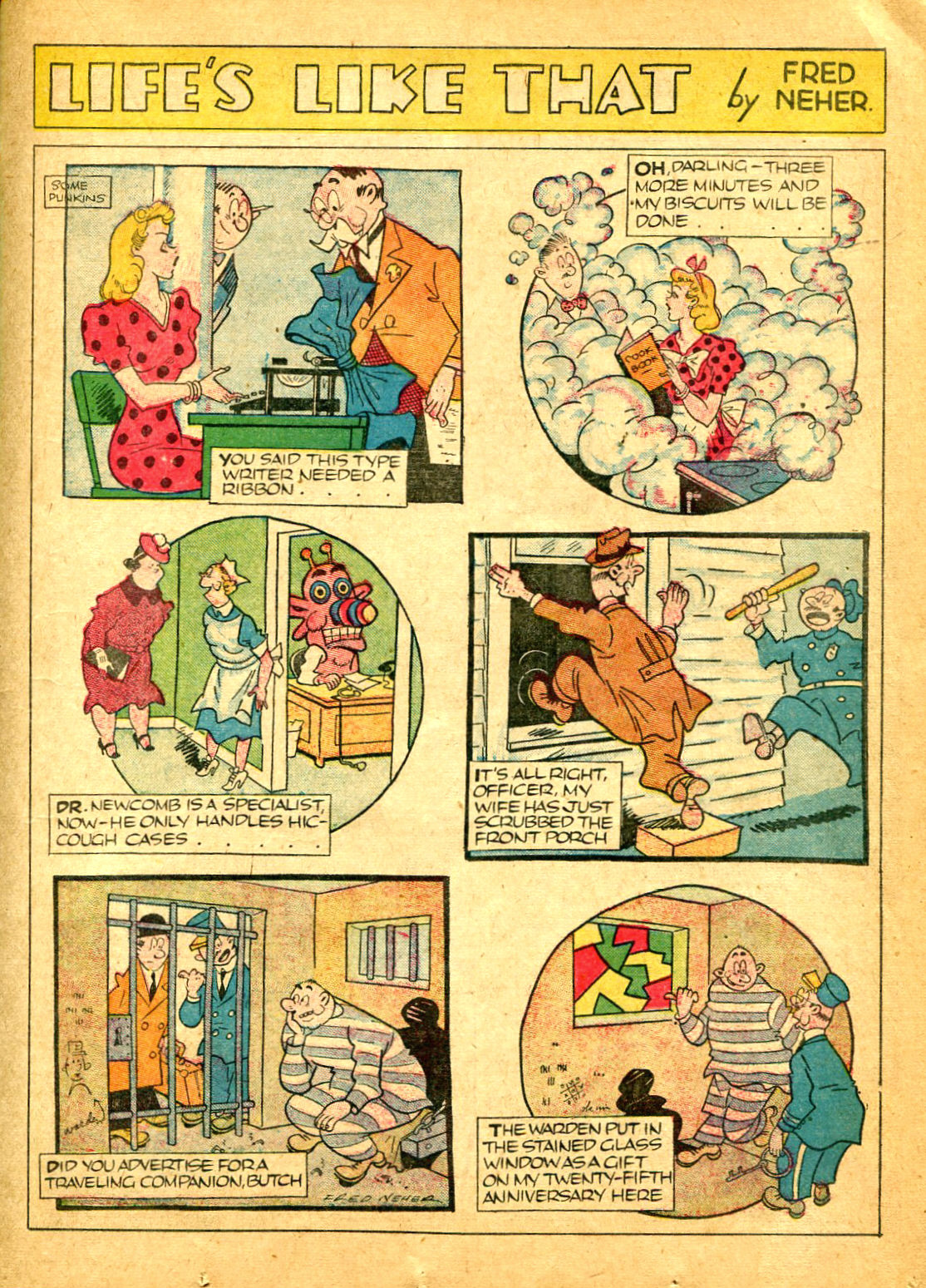 Read online Famous Funnies comic -  Issue #61 - 21