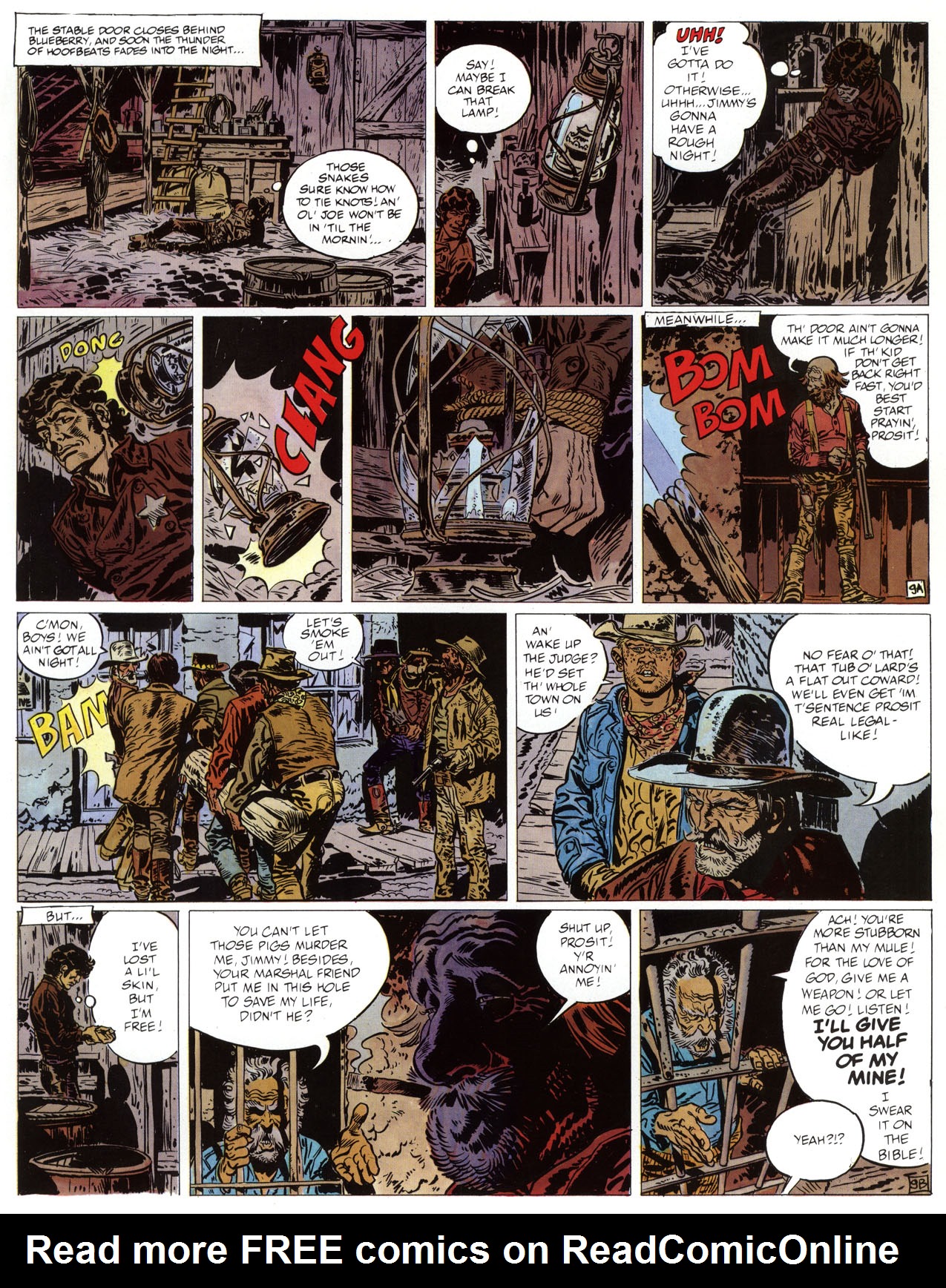 Read online Epic Graphic Novel: Marshal Blueberry comic -  Issue # TPB - 13