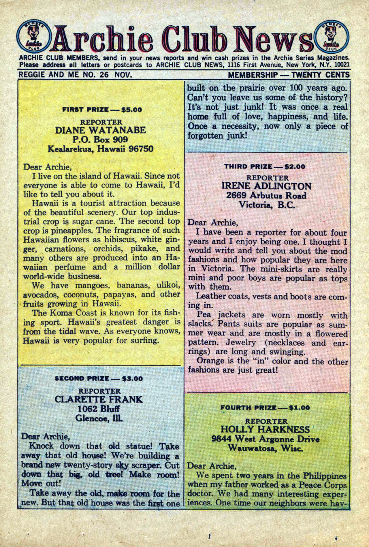 Read online Reggie and Me (1966) comic -  Issue #26 - 26