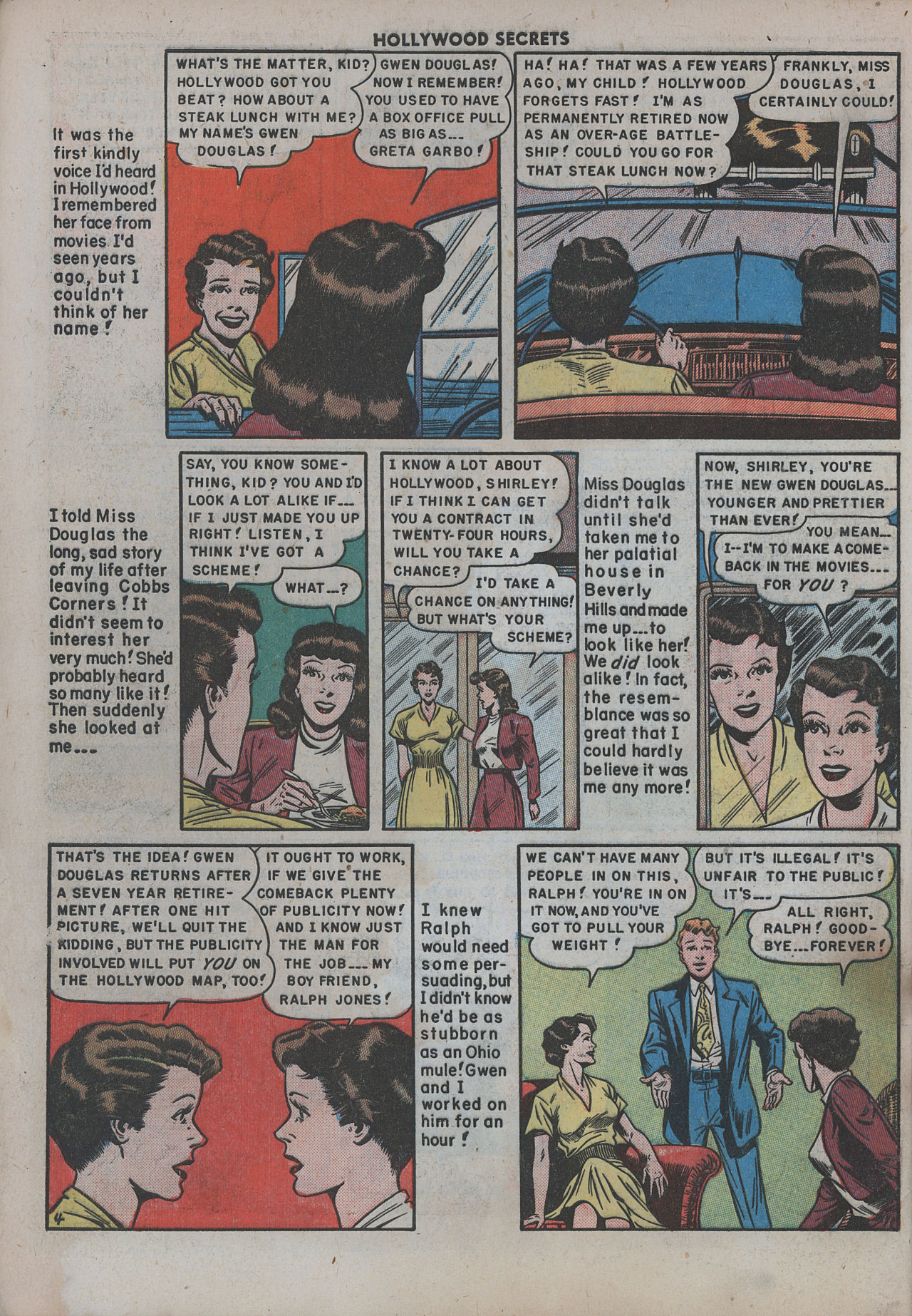 Read online Hollywood Secrets comic -  Issue #6 - 6
