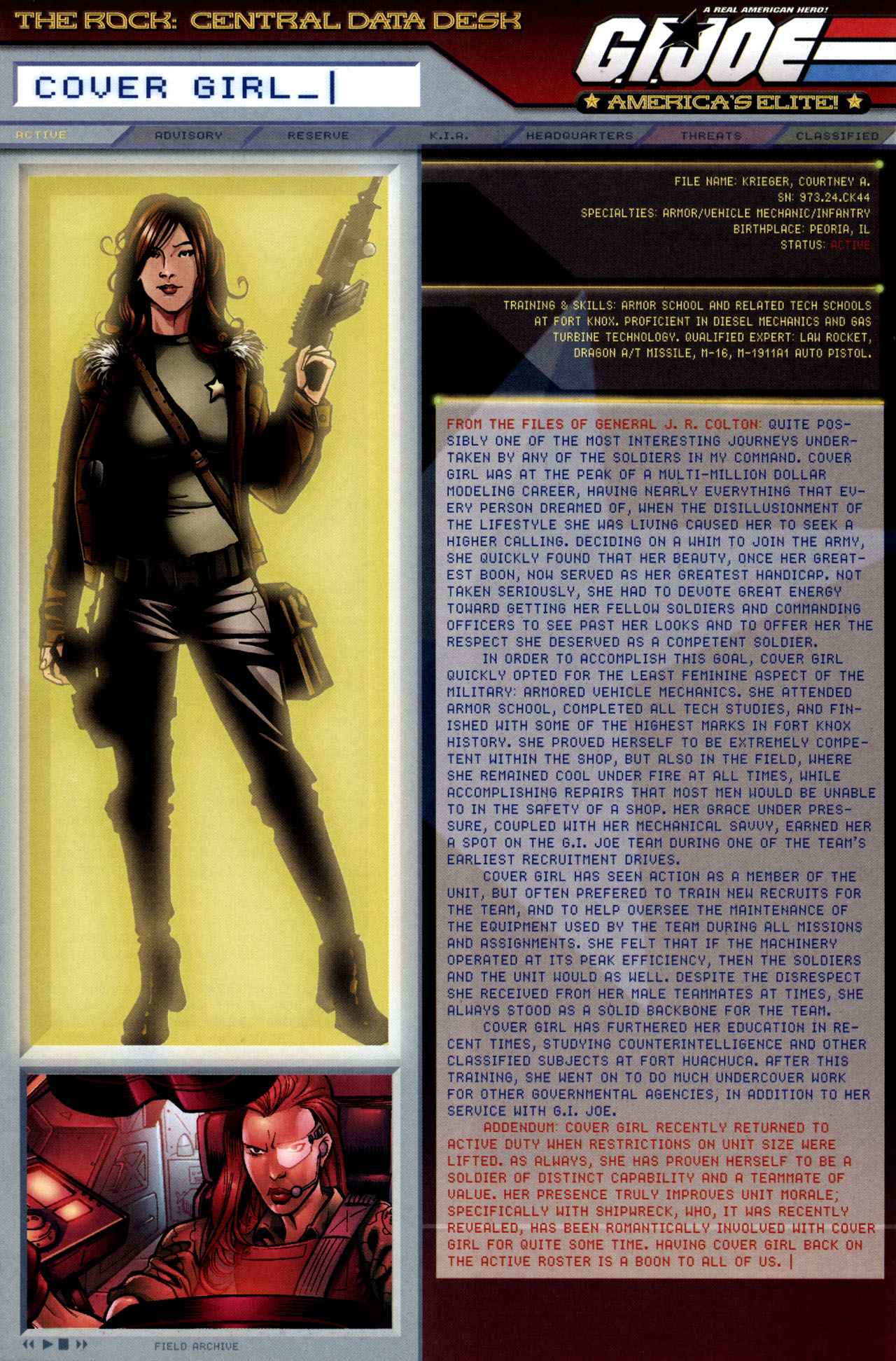 Read online G.I. Joe: Data Desk Handbook comic -  Issue #2 - 15