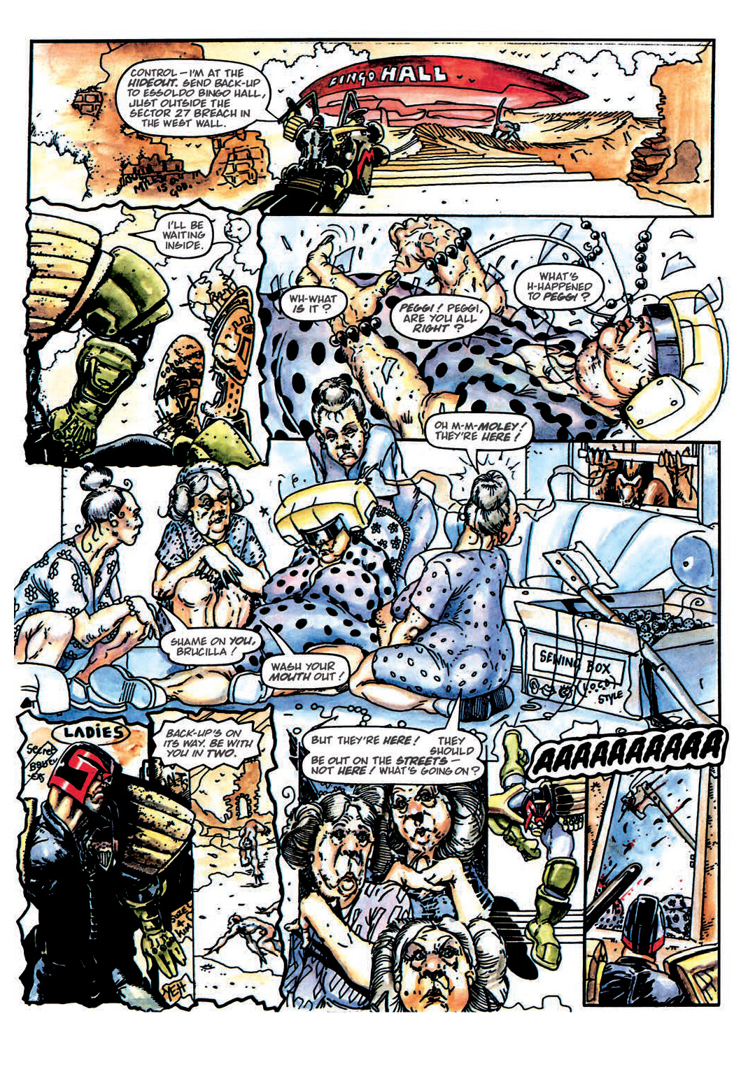 Read online Judge Dredd [Collections - Rebellion] comic -  Issue # TPB Judge Dredd - Heavy Metal Dredd - 88