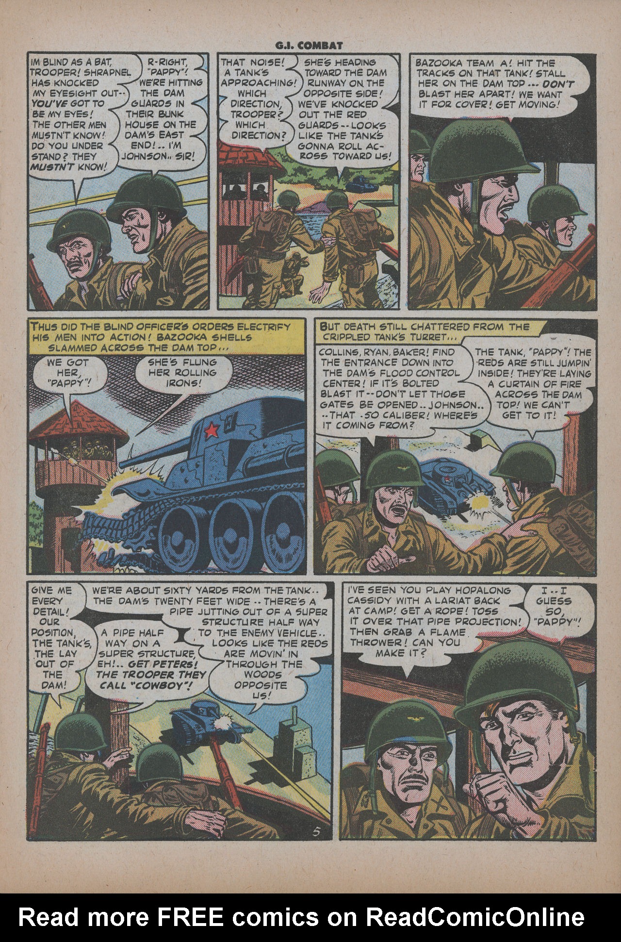 Read online G.I. Combat (1952) comic -  Issue #37 - 7