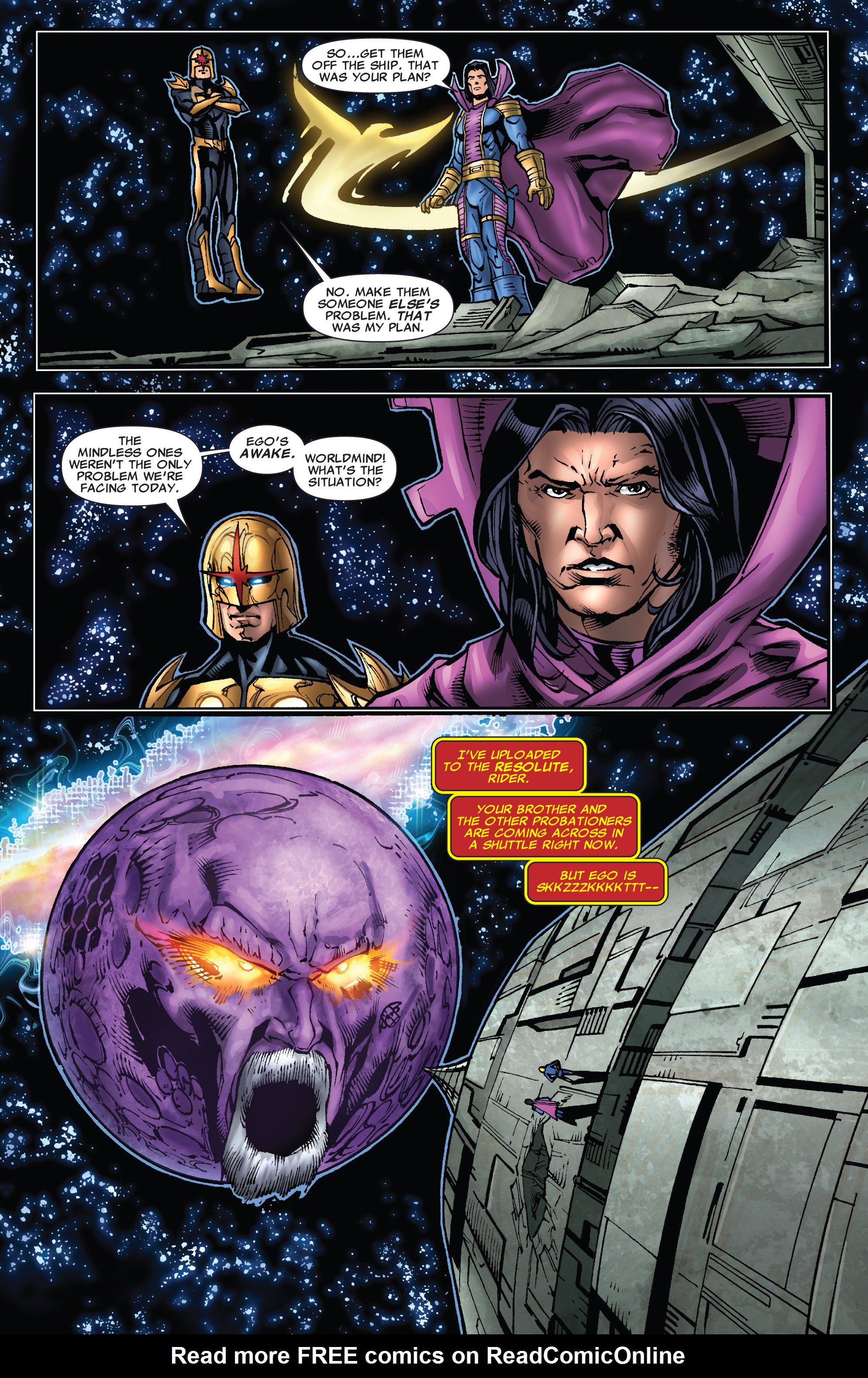 Read online Nova (2007) comic -  Issue #30 - 17