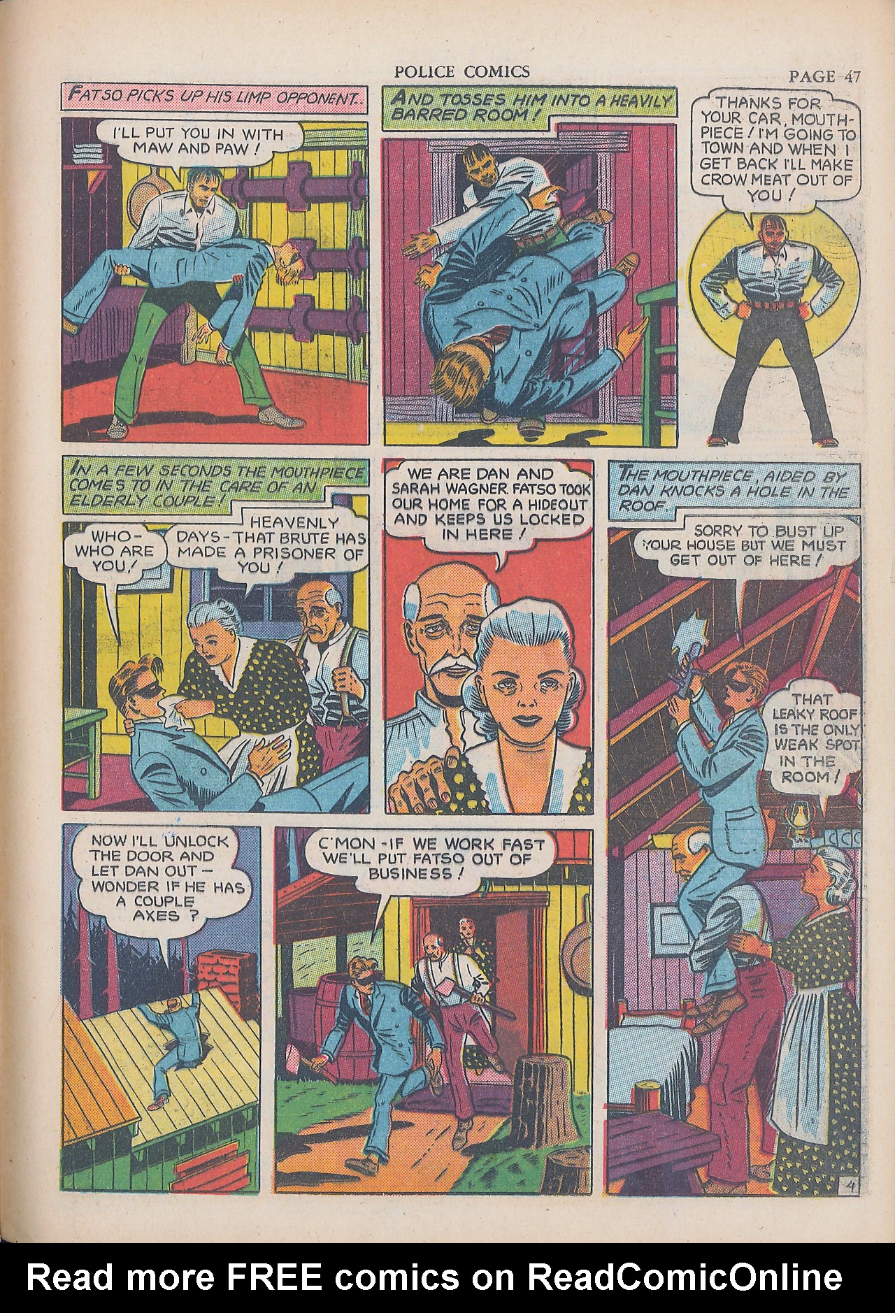 Read online Police Comics comic -  Issue #3 - 50