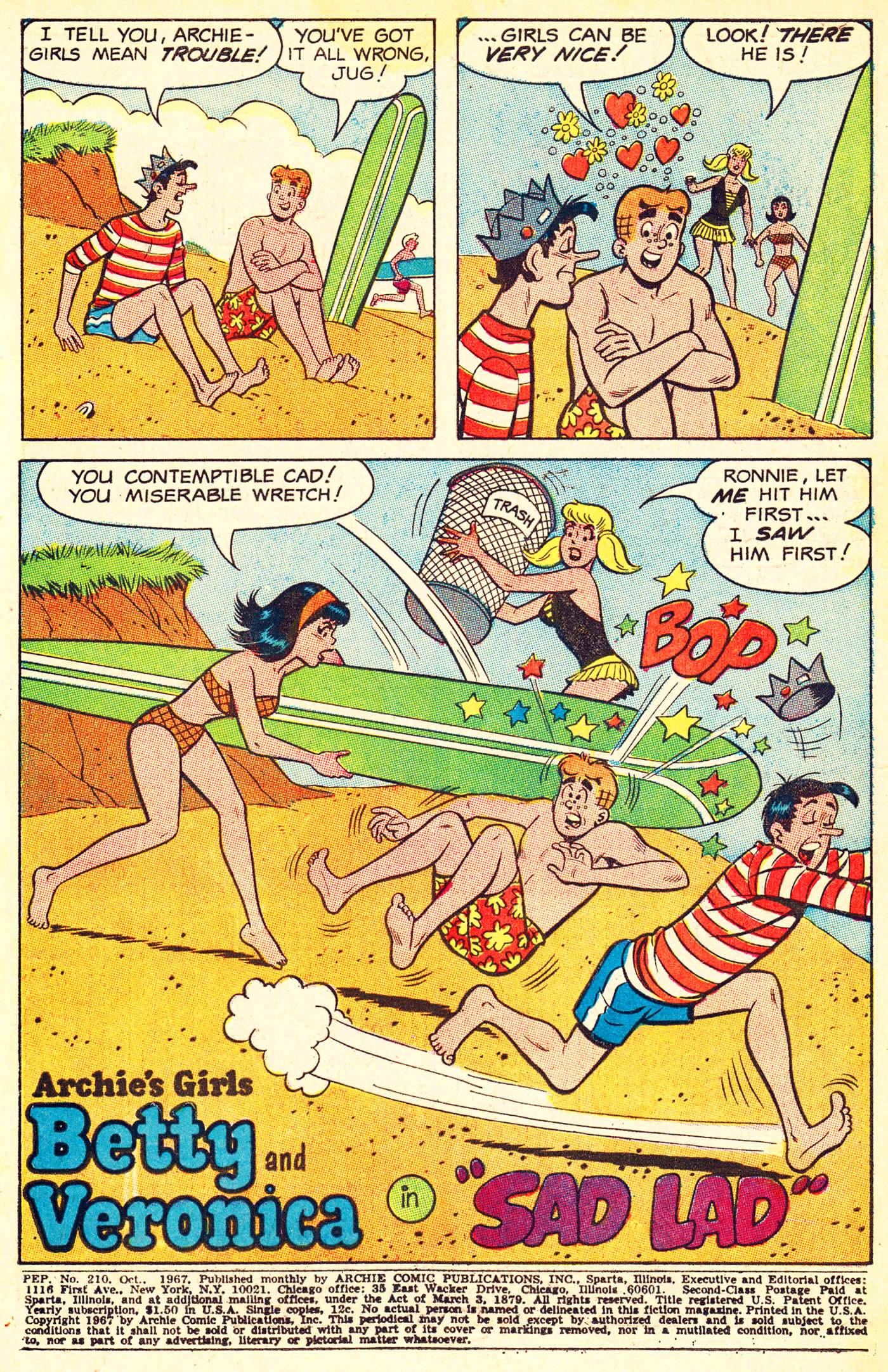 Read online Pep Comics comic -  Issue #210 - 3