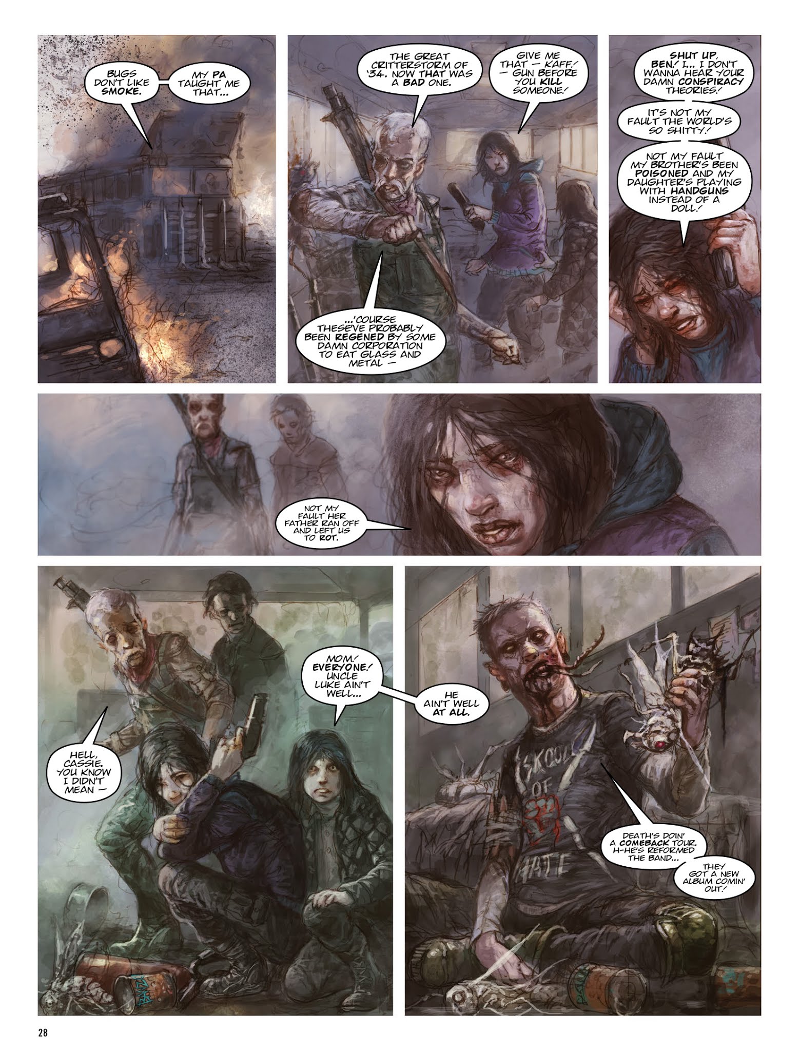 Read online The Dark Judges: The Fall of Deadworld comic -  Issue # TPB - 29