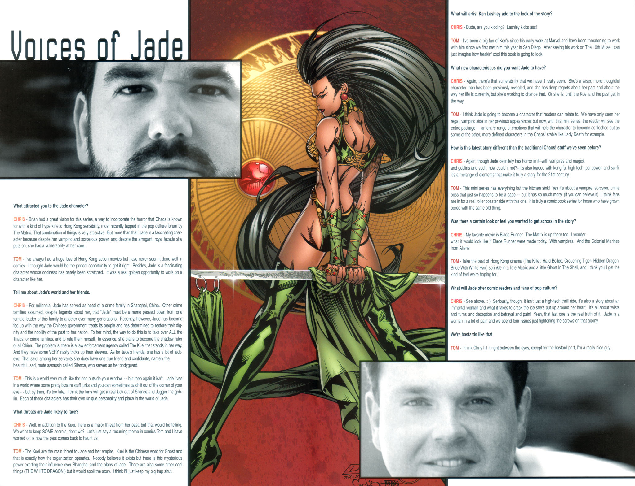 Read online Jade comic -  Issue #0 - 18