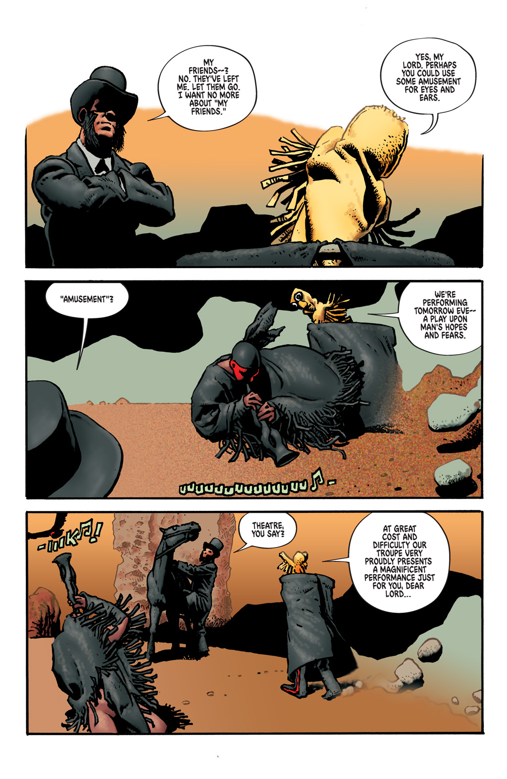 Read online Edgar Allan Poe's The Conqueror Worm comic -  Issue # Full - 8