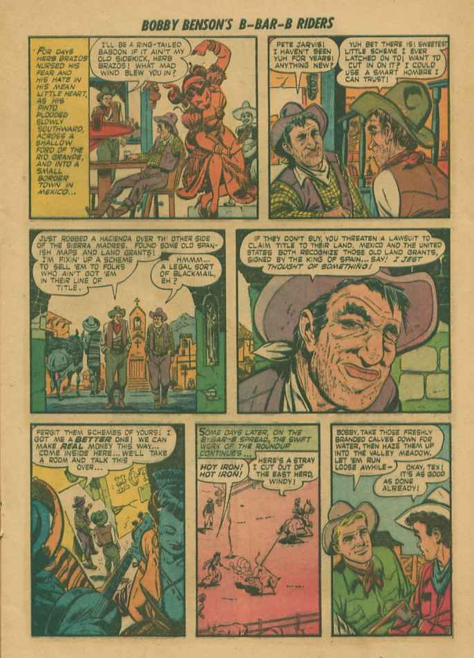 Read online Bobby Benson's B-Bar-B Riders comic -  Issue #1 - 13