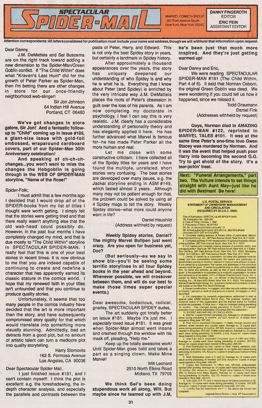 Read online The Spectacular Spider-Man (1976) comic -  Issue #186 - 25