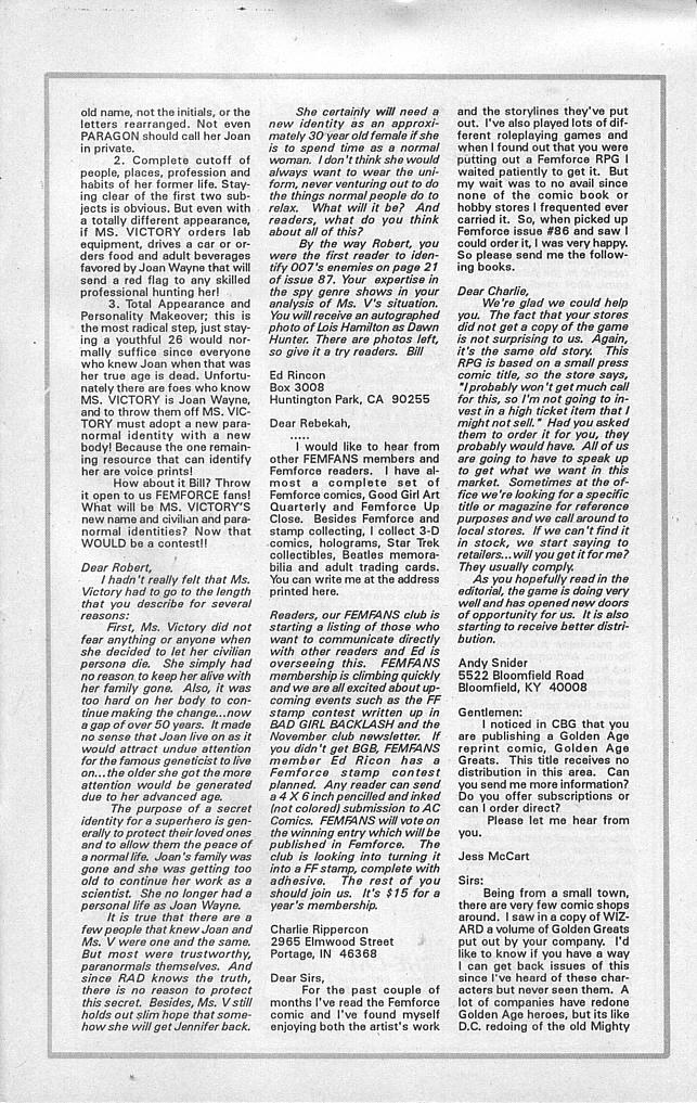 Read online Femforce comic -  Issue #89 - 29